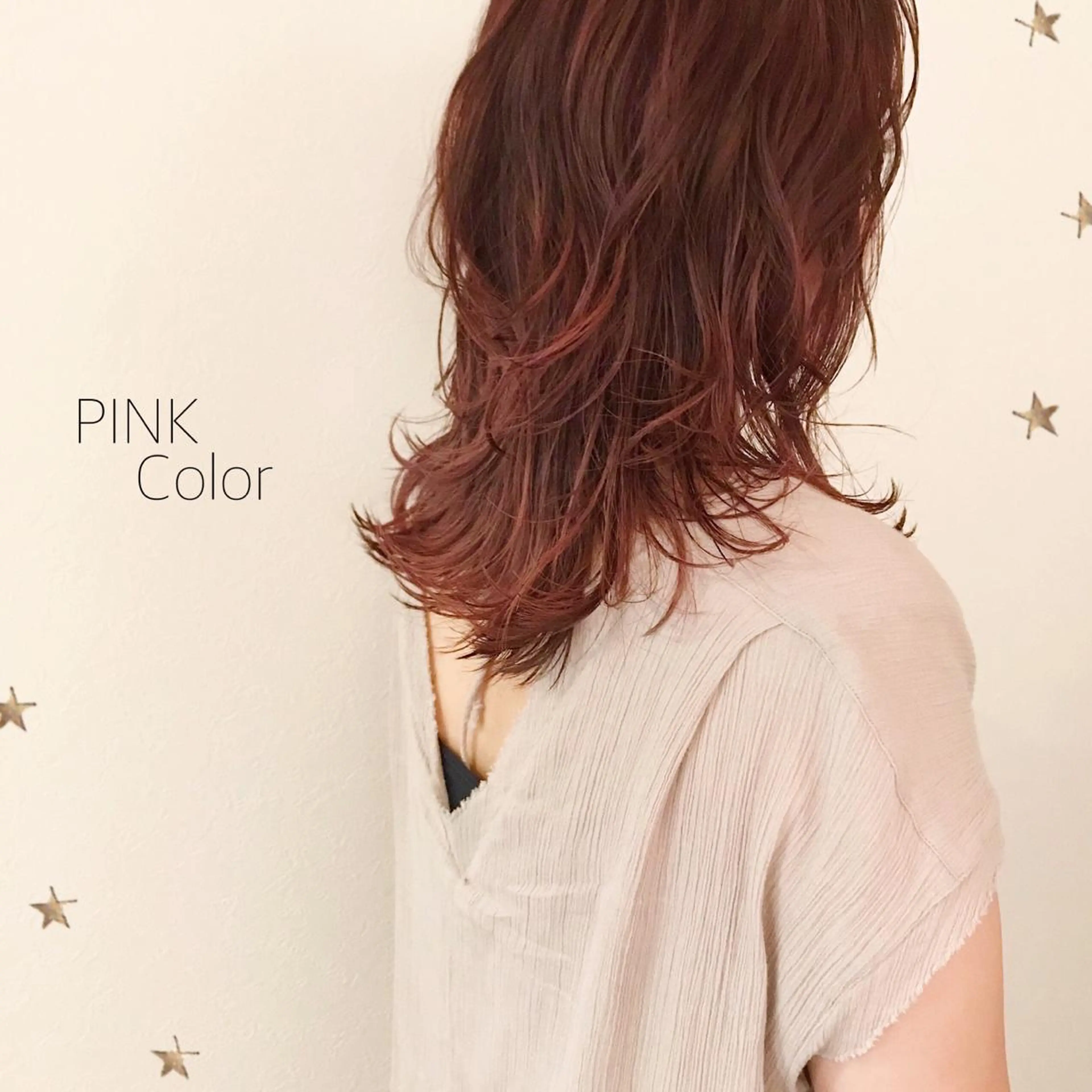 セミロング カラー 市川 千夏のヘアスタイル