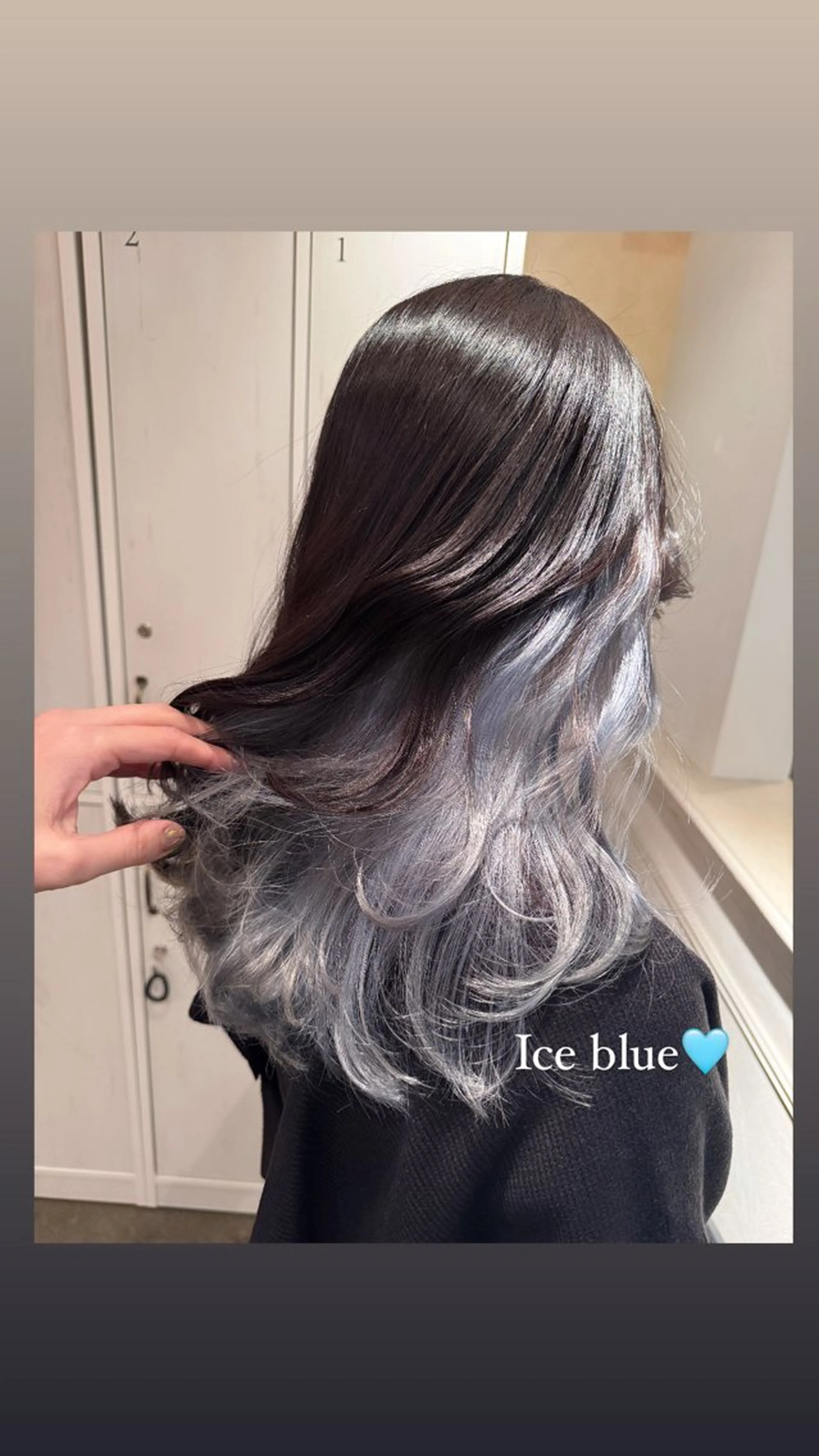 ロング カラー ブルーカラー インナーカラー 髪質改善 カット ヘアカラー トリートメント ハイライト/インナー /ブリーチ/レイヤーのヘアスタイル