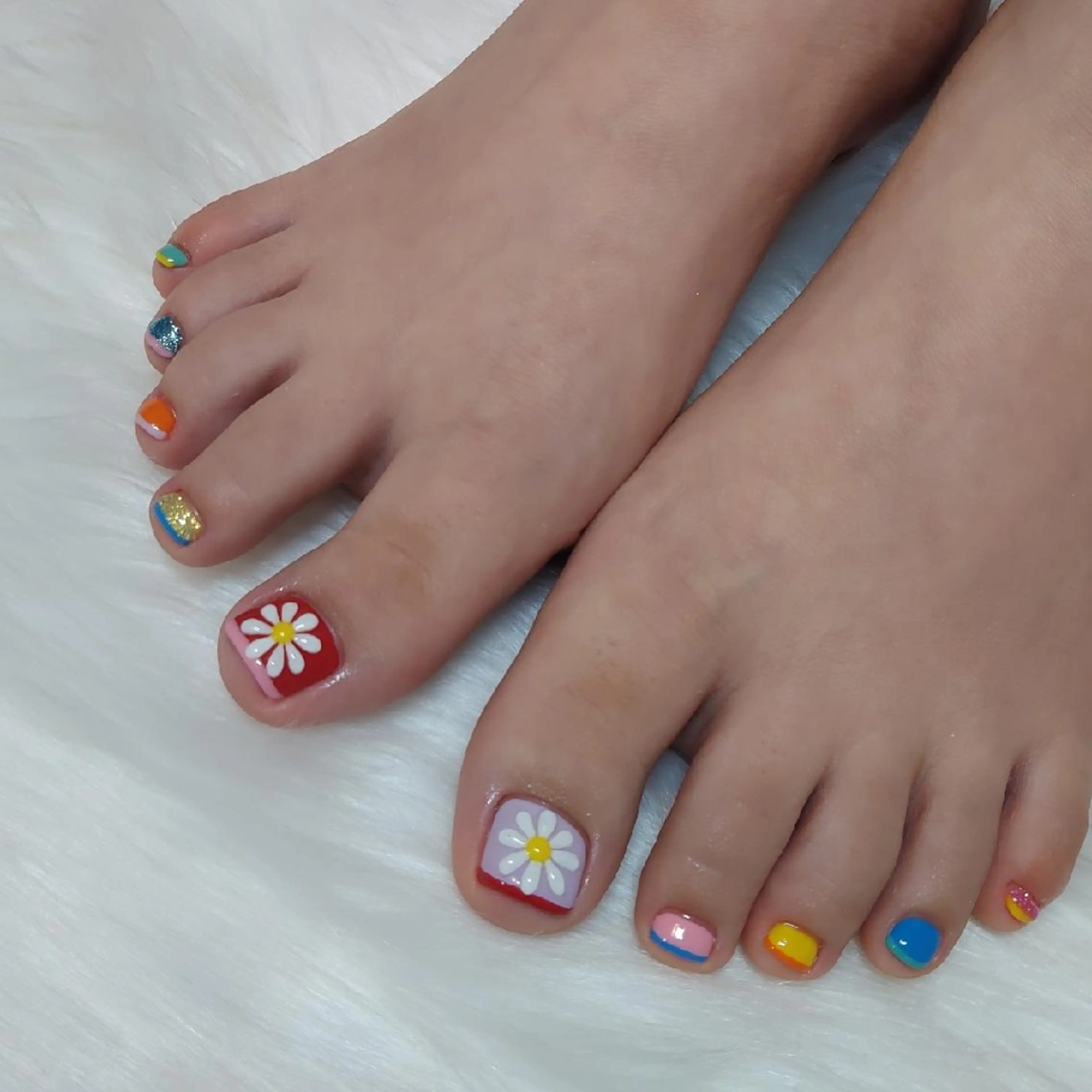 minimo限定価格！フット細フレンチ(ソフトジェルオフ込&フットバス付)の写真