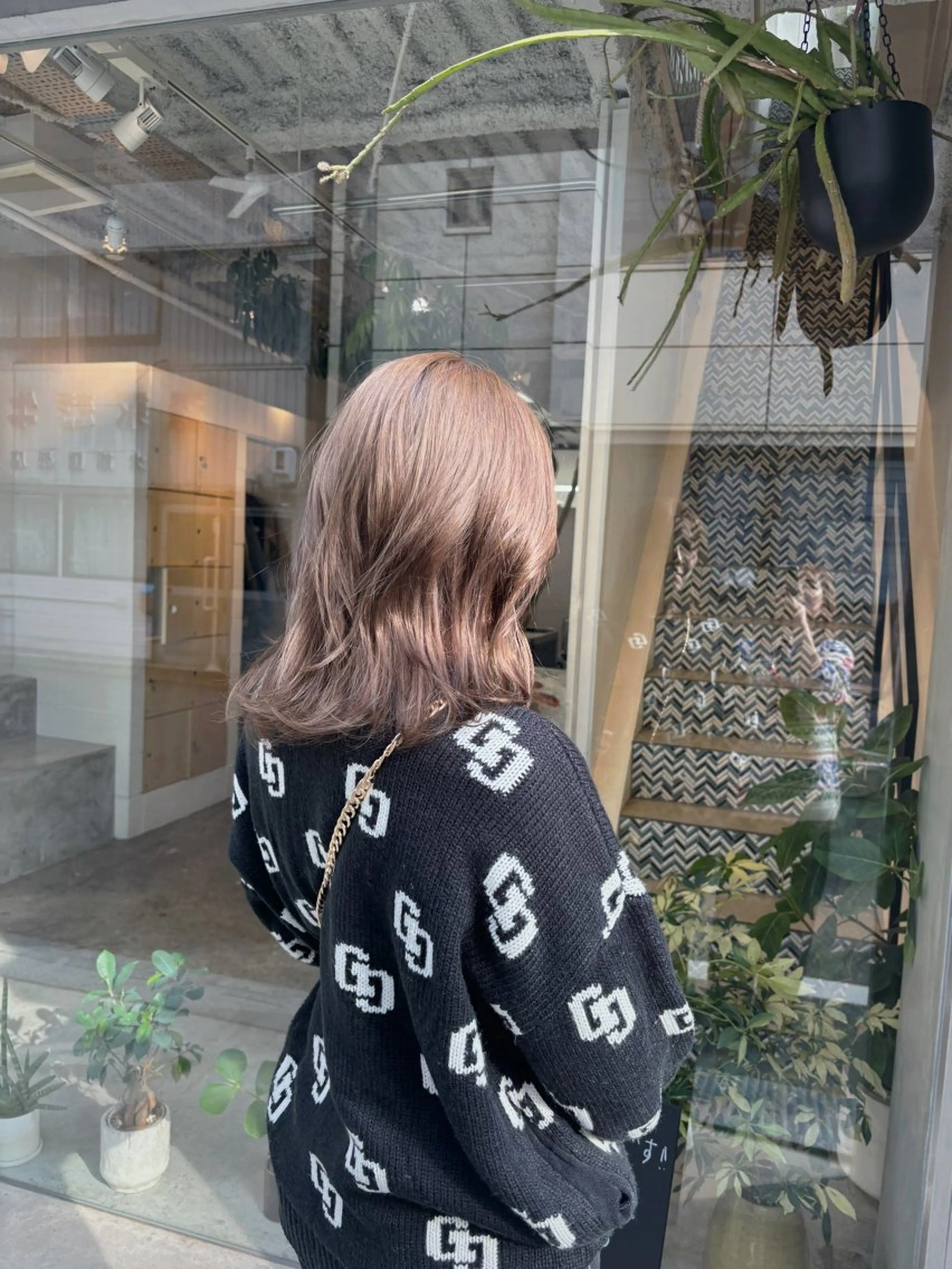 ミディアム ヘアカラー トリートメント ヘッドスパ 山田 綾乃/メンズカットのヘアスタイル