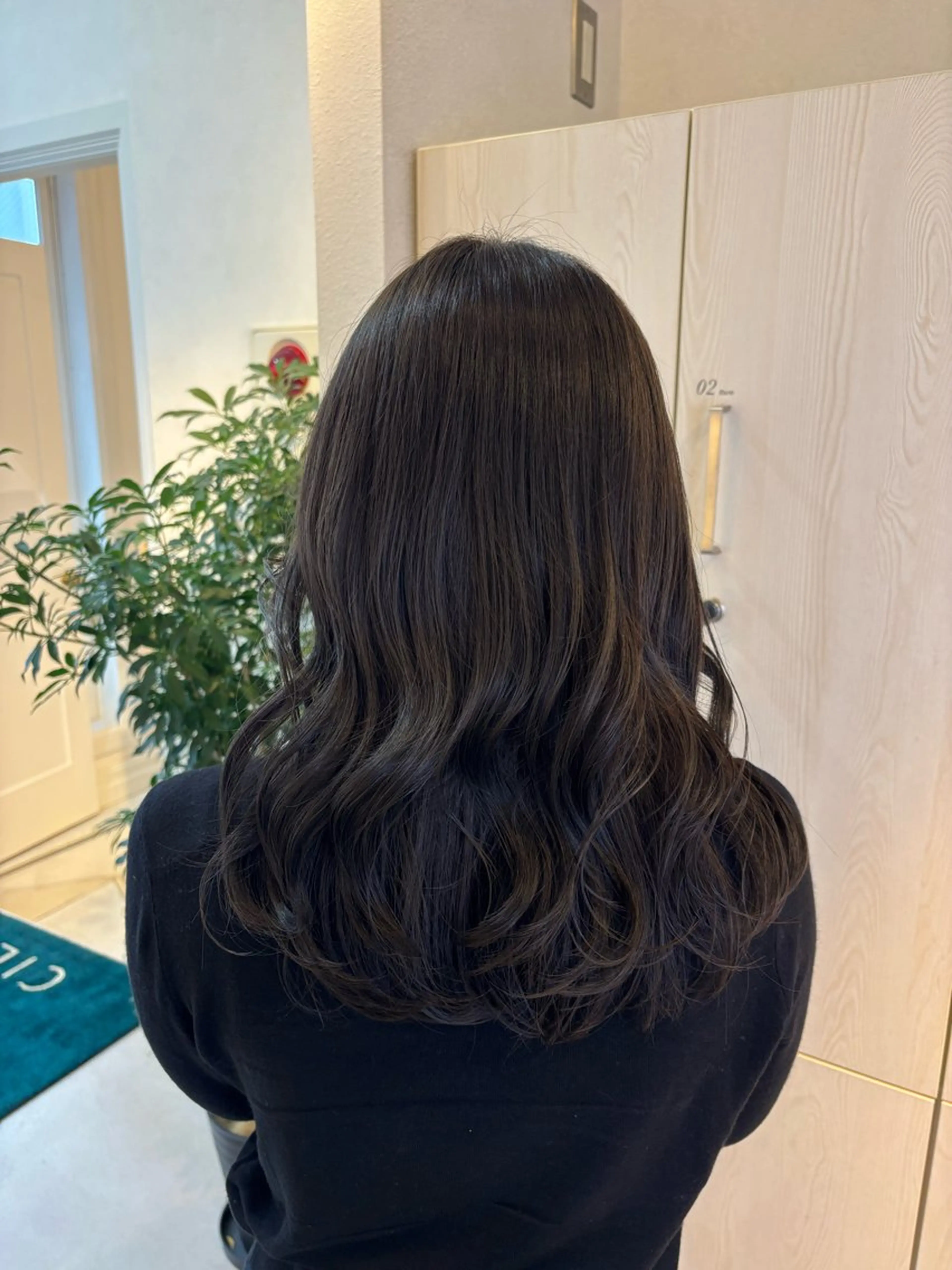 ロング カラー ブラウンカラー ダークブラウン CIEL大名店所属・Rena/レイヤー /透明感カラーのヘアスタイル