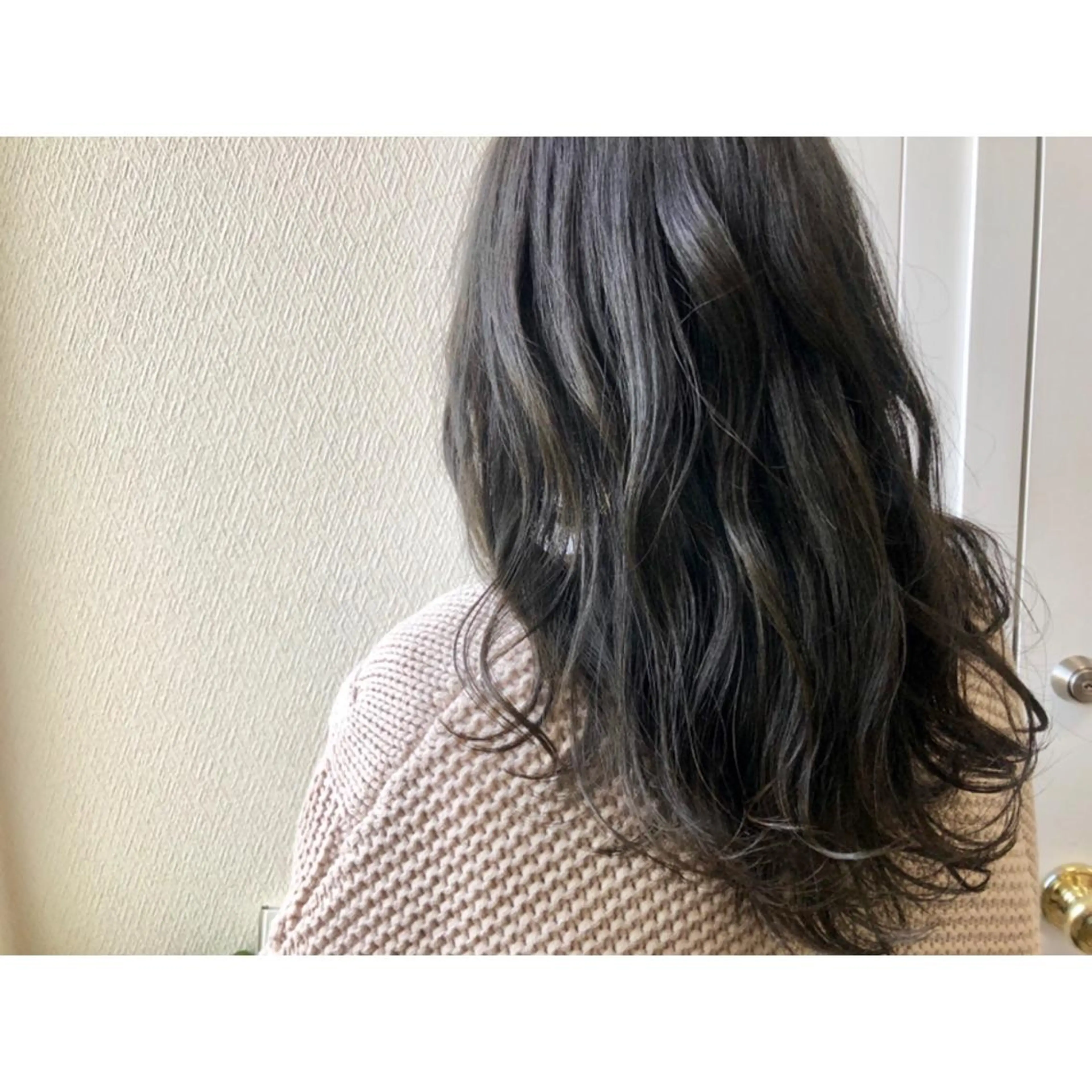 セミロング カラー 透明感カラー グレージュ オリーブグレージュ オリーブグレー 外国人風カラー 江上拓郎/ショート /酸性ストレートのヘアスタイル