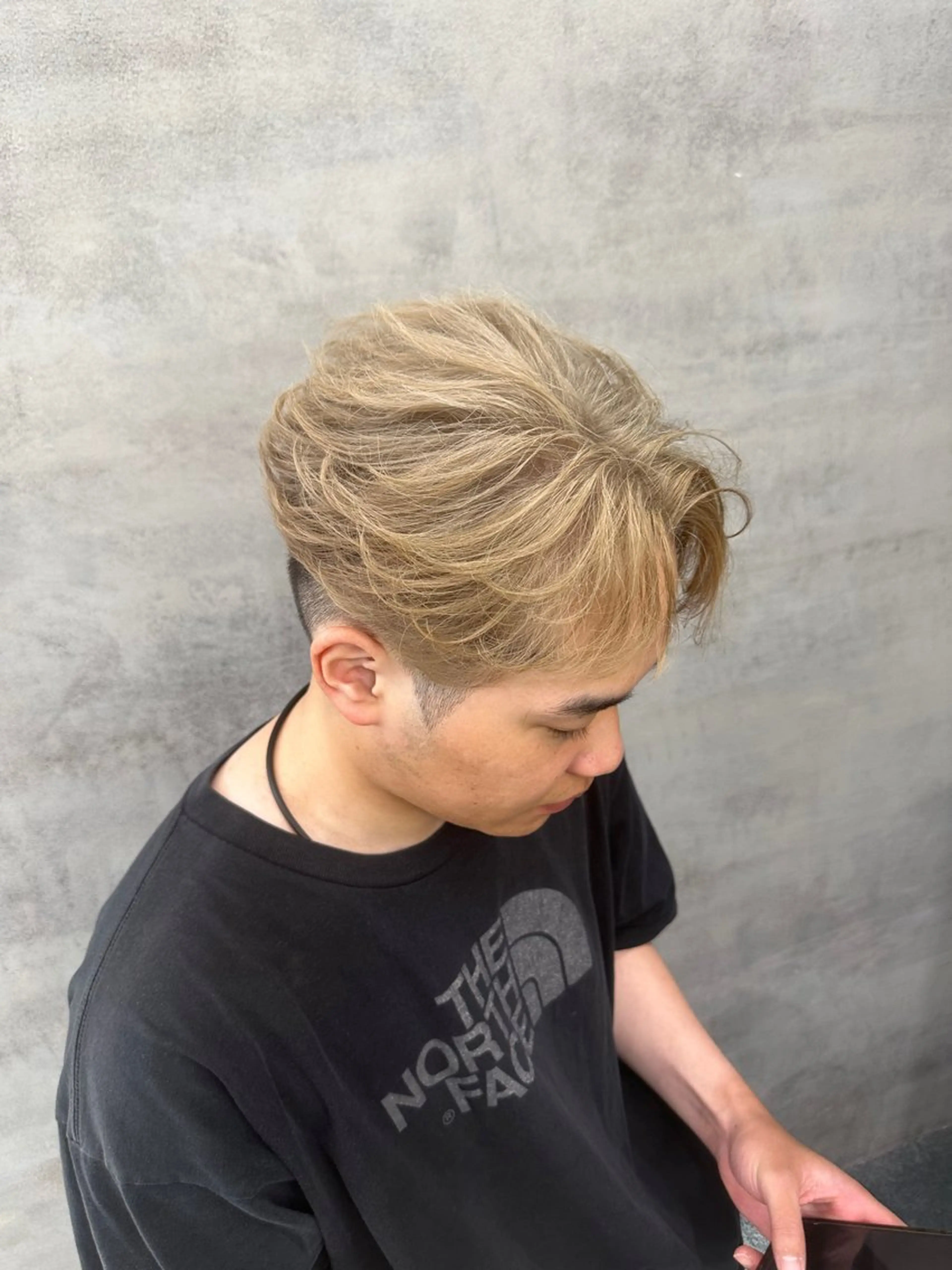 ショート カラー ヘアアレンジ メンズ メンズヘア静岡 ✂︎Ryuheiのヘアスタイル