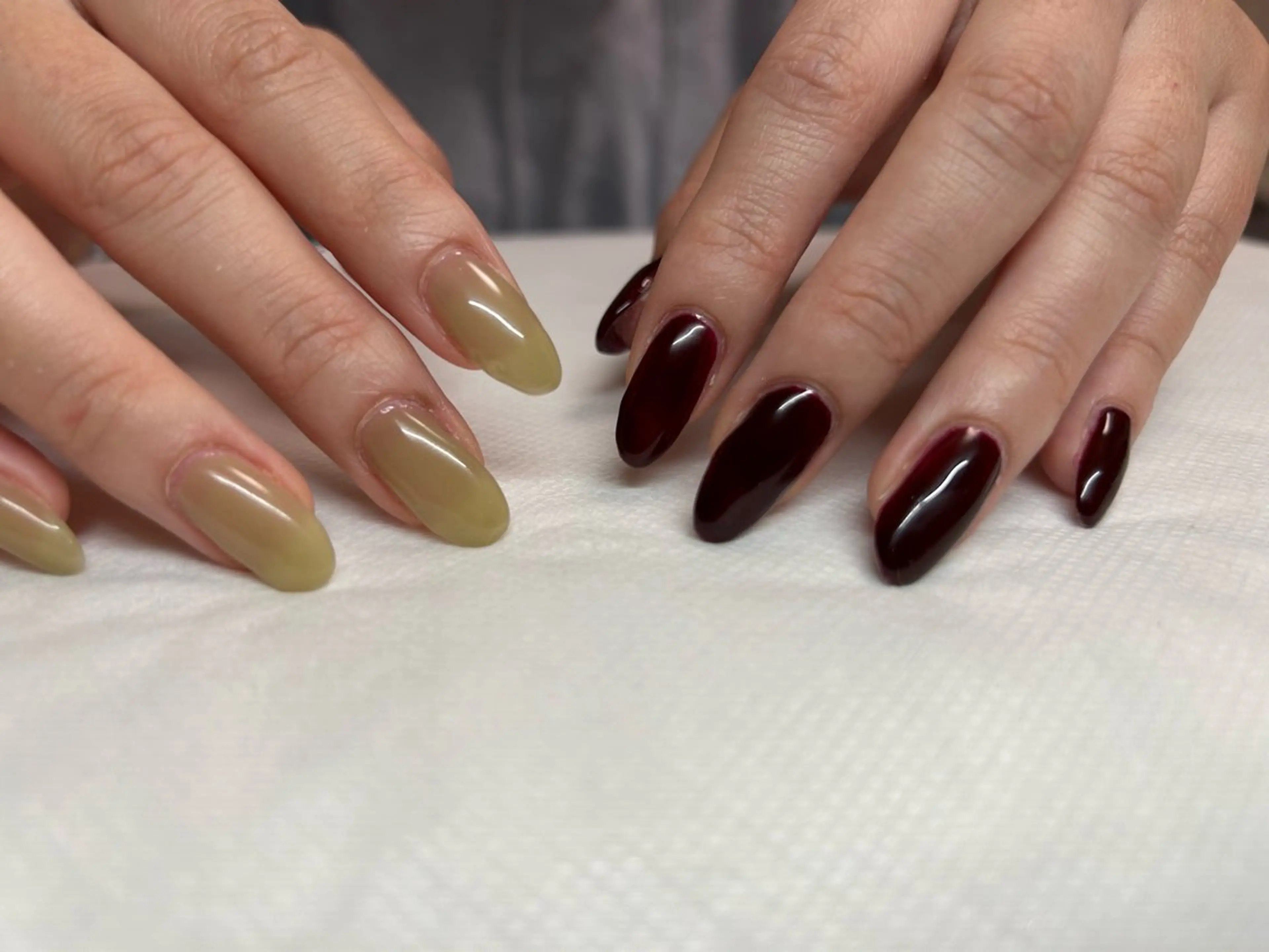 ネイル ボルドー 持ち込み Bell Nailのネイルデザイン