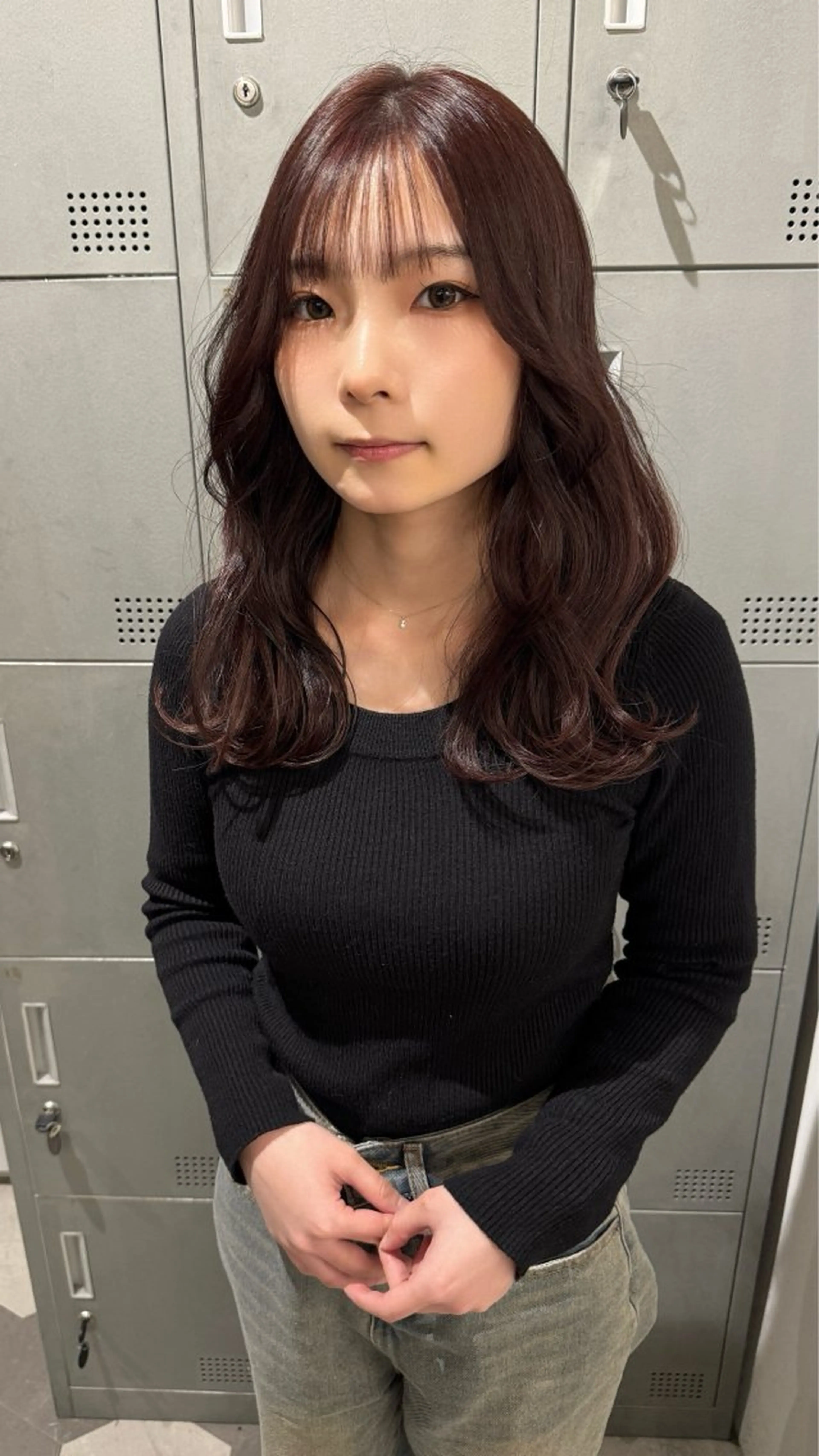 セミロング カット ヘアカラー 【天満1艶髪】潤艶/ 髪質改善🌹釣本竜哉のヘアスタイル