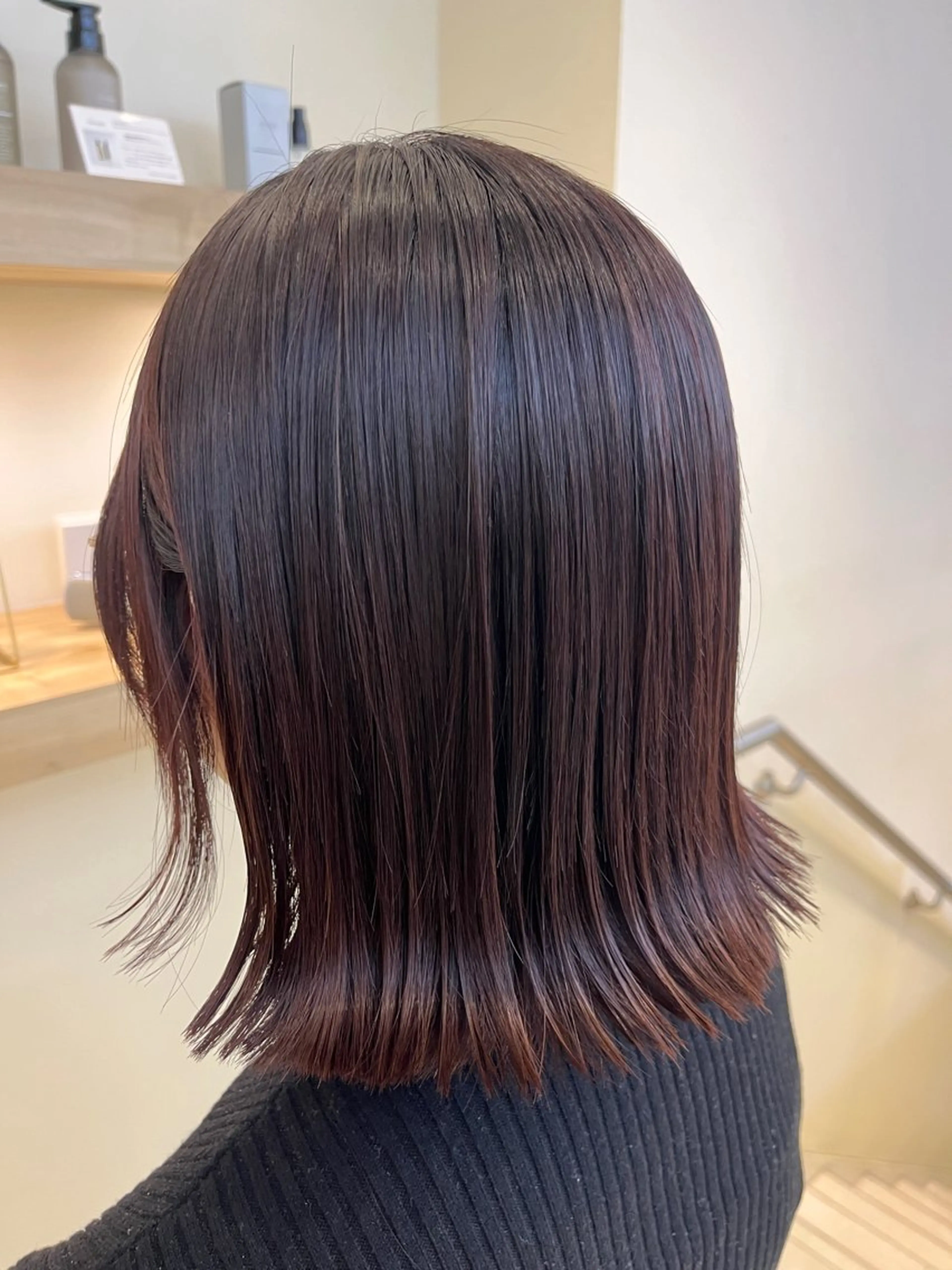ショート カラー ヘアカラー トリートメント 暖色カラー🍒スパ/ canna‎🤎のヘアスタイル