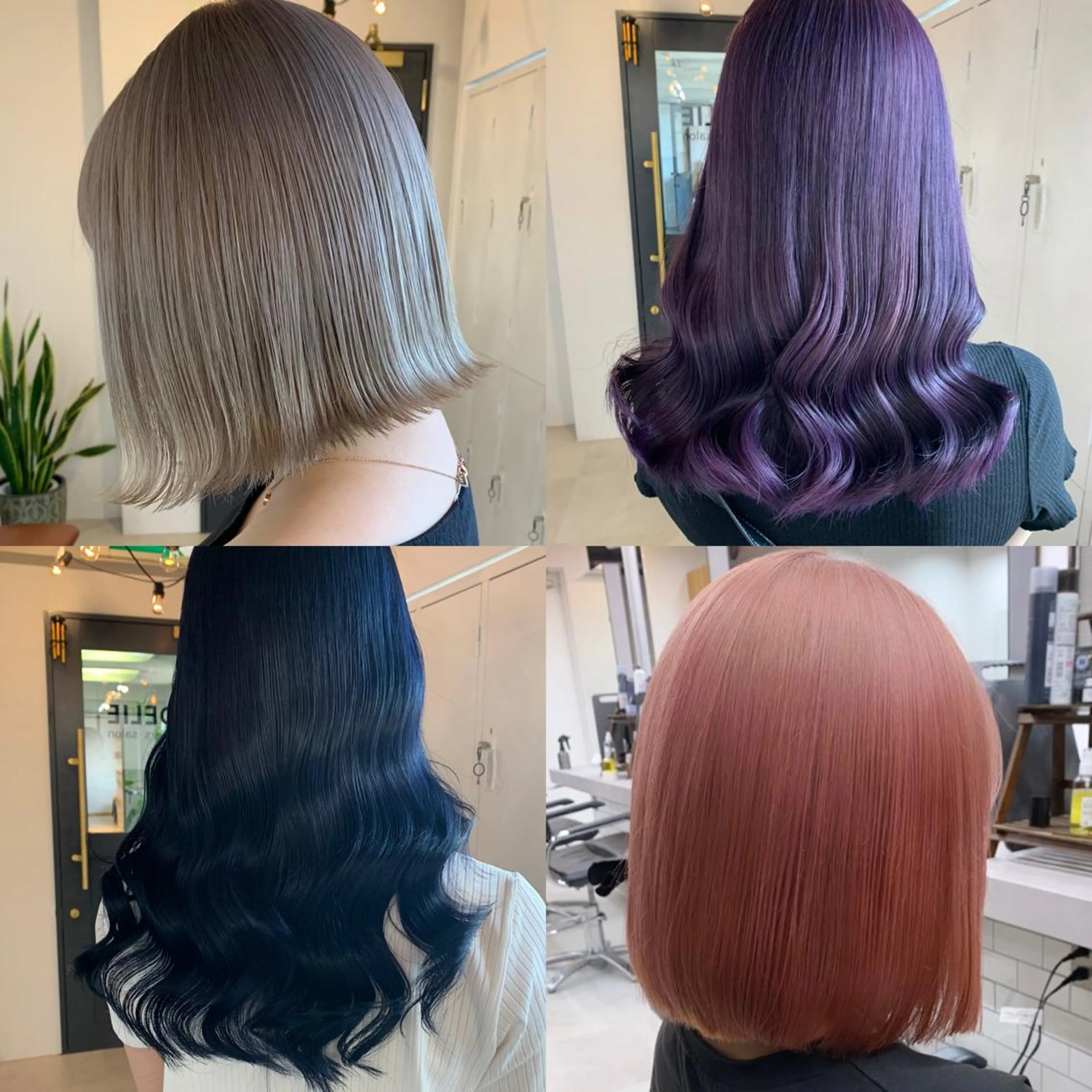 セミロング 韓国風ヘア ヘアカラー トリートメント 🌸MAYU🌸 ハイトーン➕レイヤーのヘアスタイル