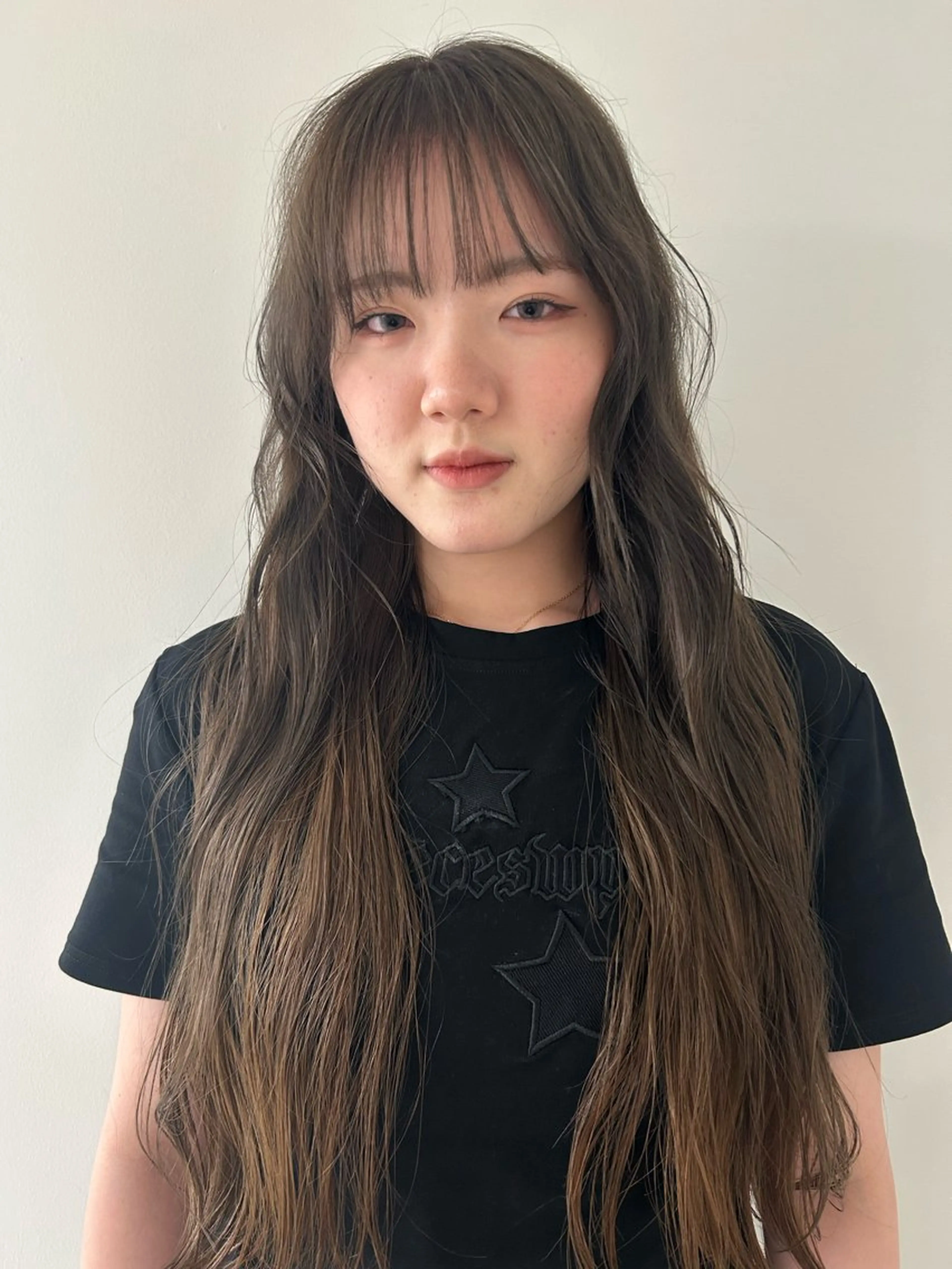 ロング カラー カット ヘアカラー トリートメント ケアパーマ/ケアブリ ーチdaisukeのヘアスタイル