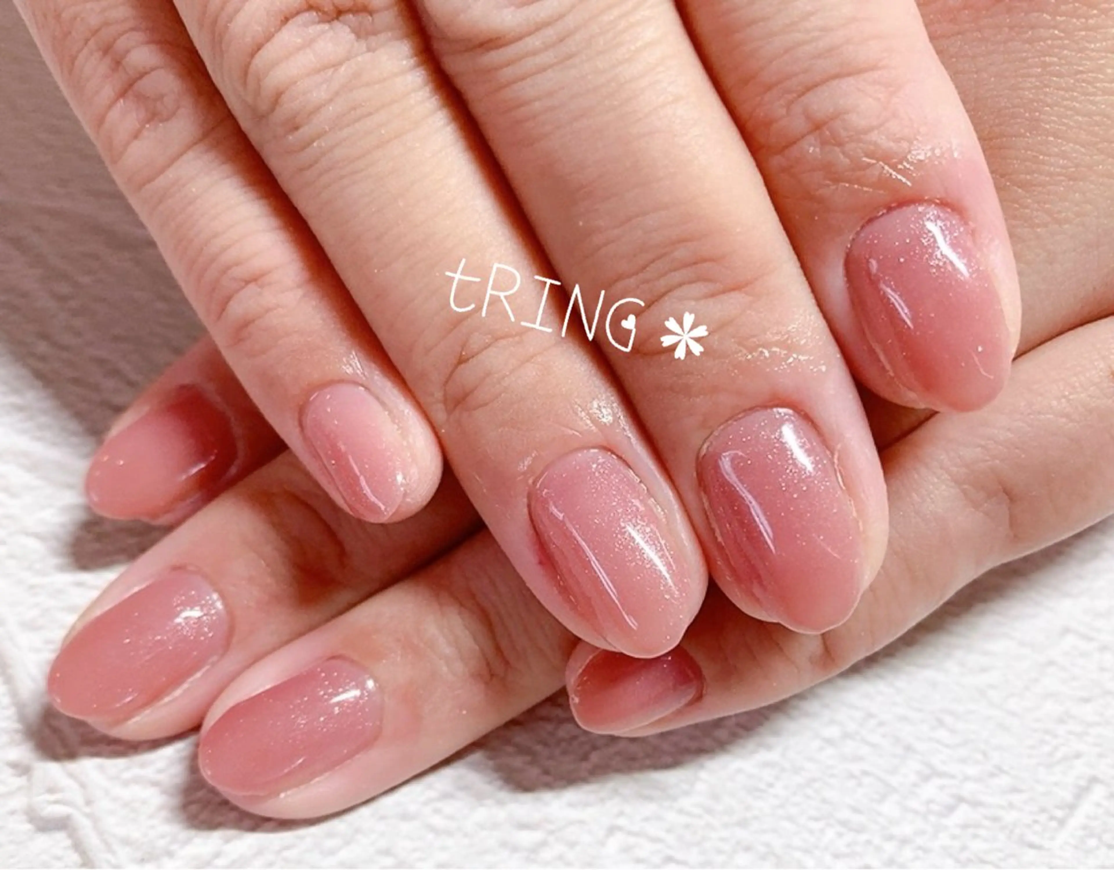 ネイル ハンドネイル tRING＊ しいの木台のネイルデザイン