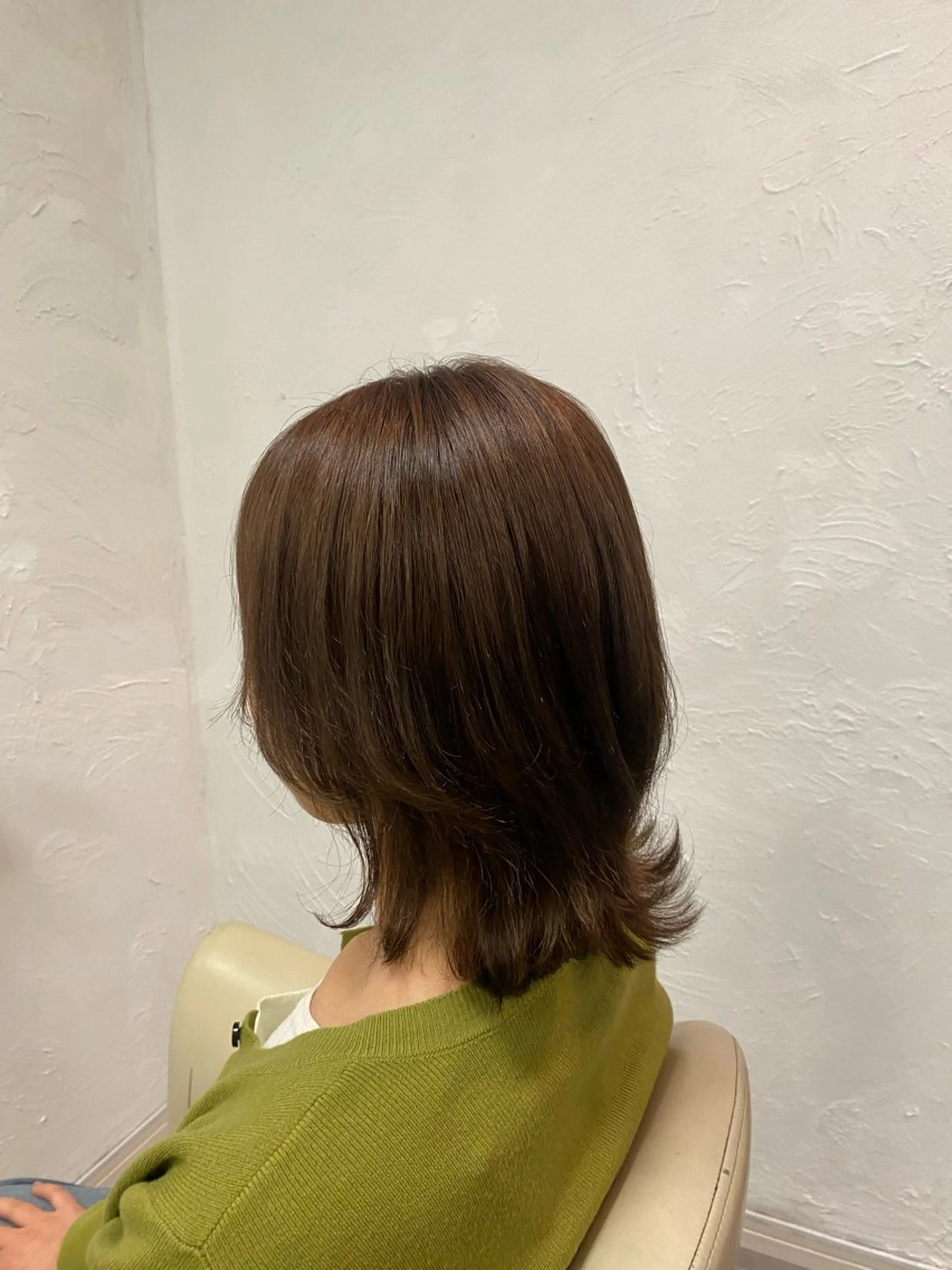 ミディアム カラー ブラウンカラー マロンブラウン トリートメント ヘアカラー トリートメント 【SiLO】 nanamiのヘアスタイル
