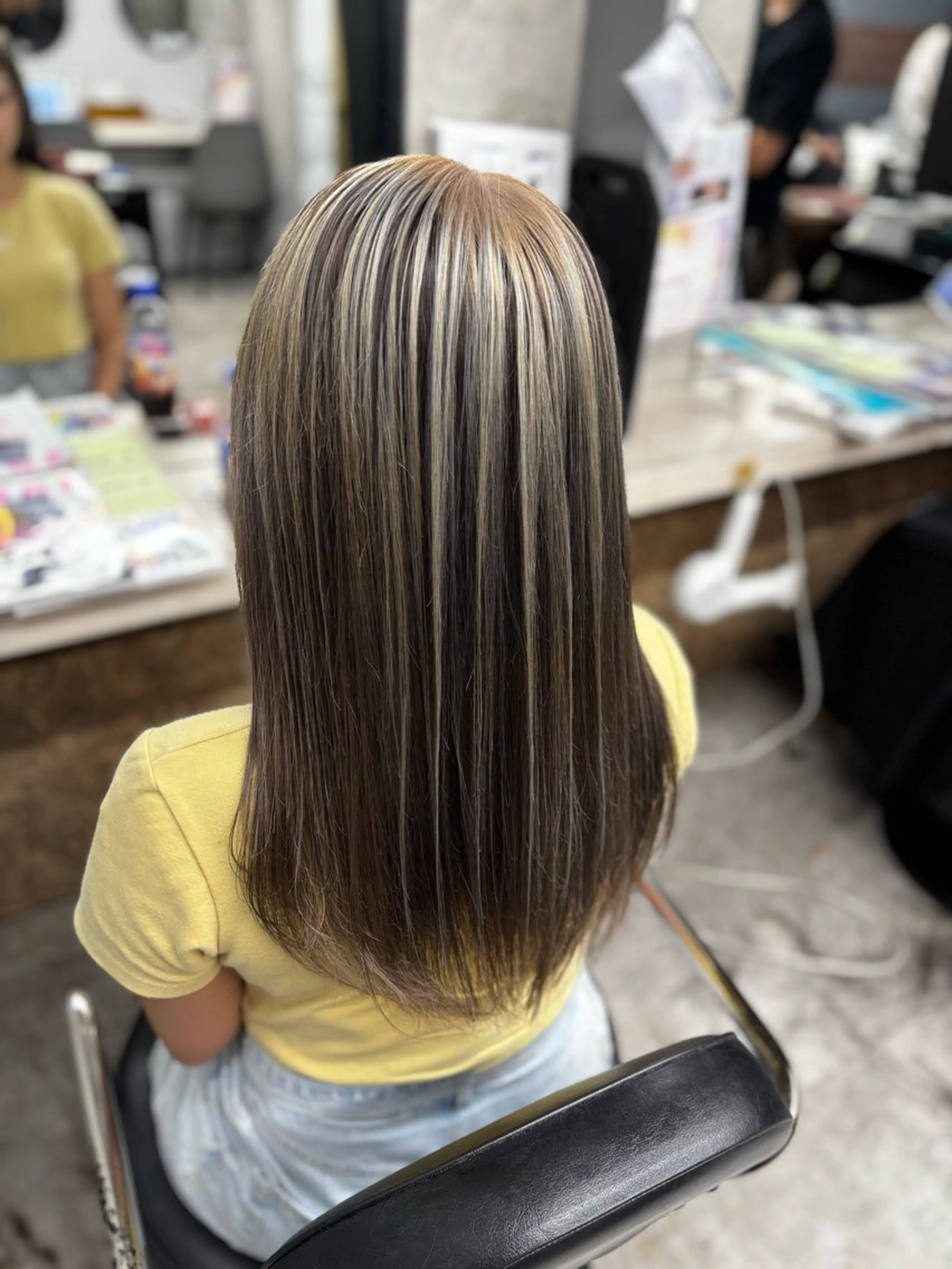 ロング カット ヘアカラー トリートメント 似合わせ💖トレンド ✨TAKAMI😊のヘアスタイル
