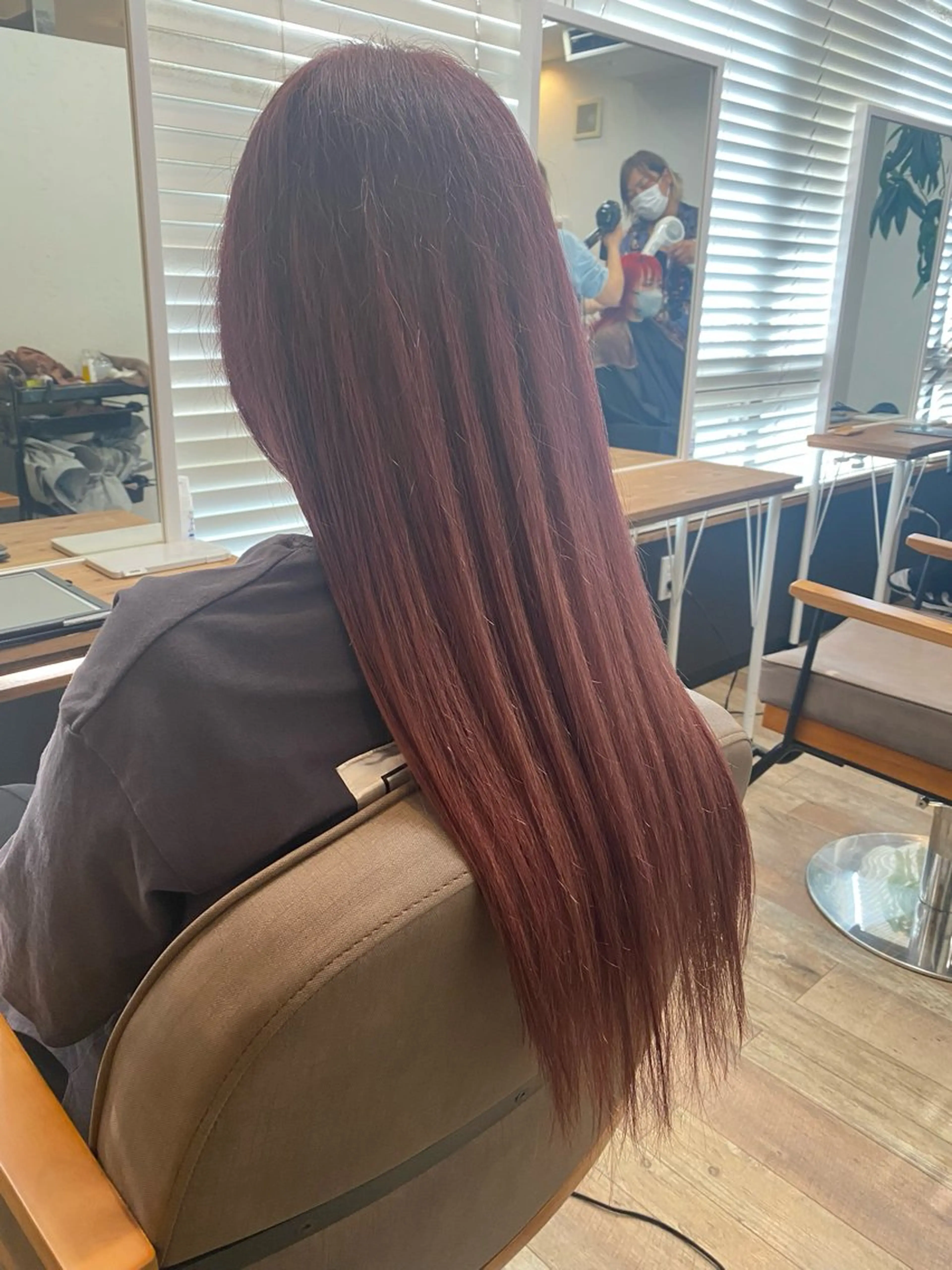 ロング カット ヘアカラー トリートメント TELA HAIR 岩槻　高梨のヘアスタイル