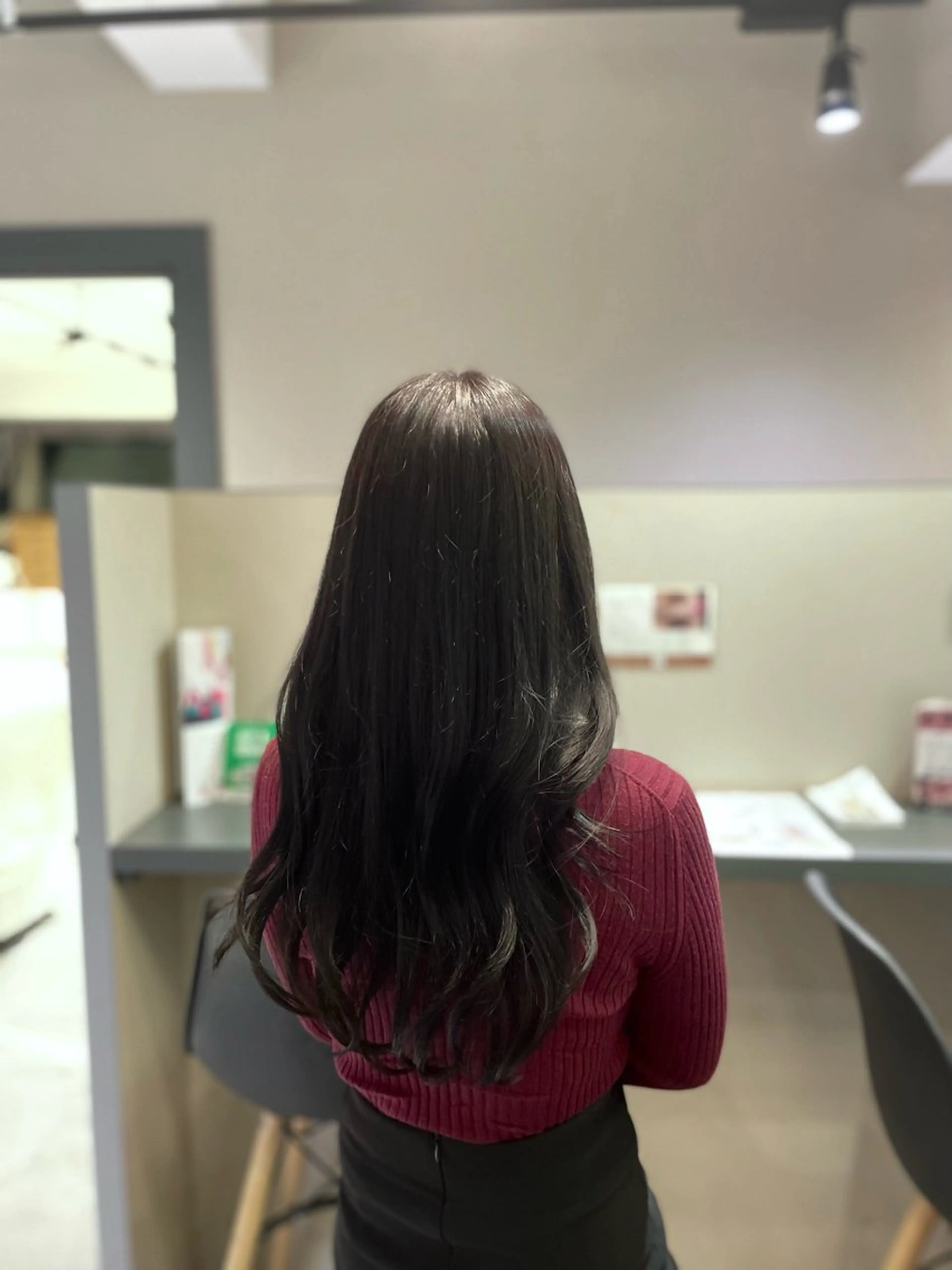 ロング カラー 黒髪 ラベンダーカラー yurika 🎀のヘアスタイル