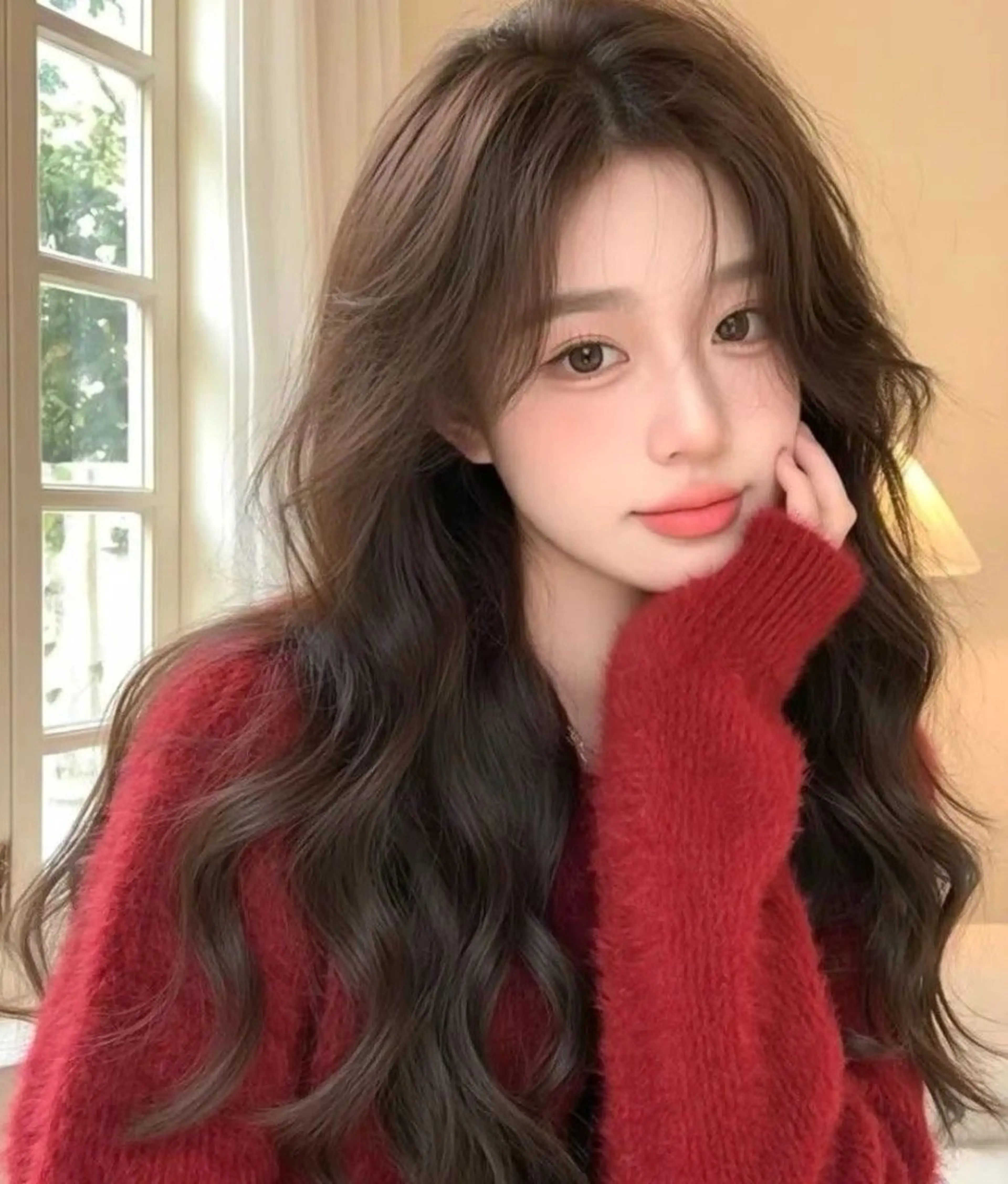 ロング パーマ 韓国✖️網紅 YURIYAのヘアスタイル