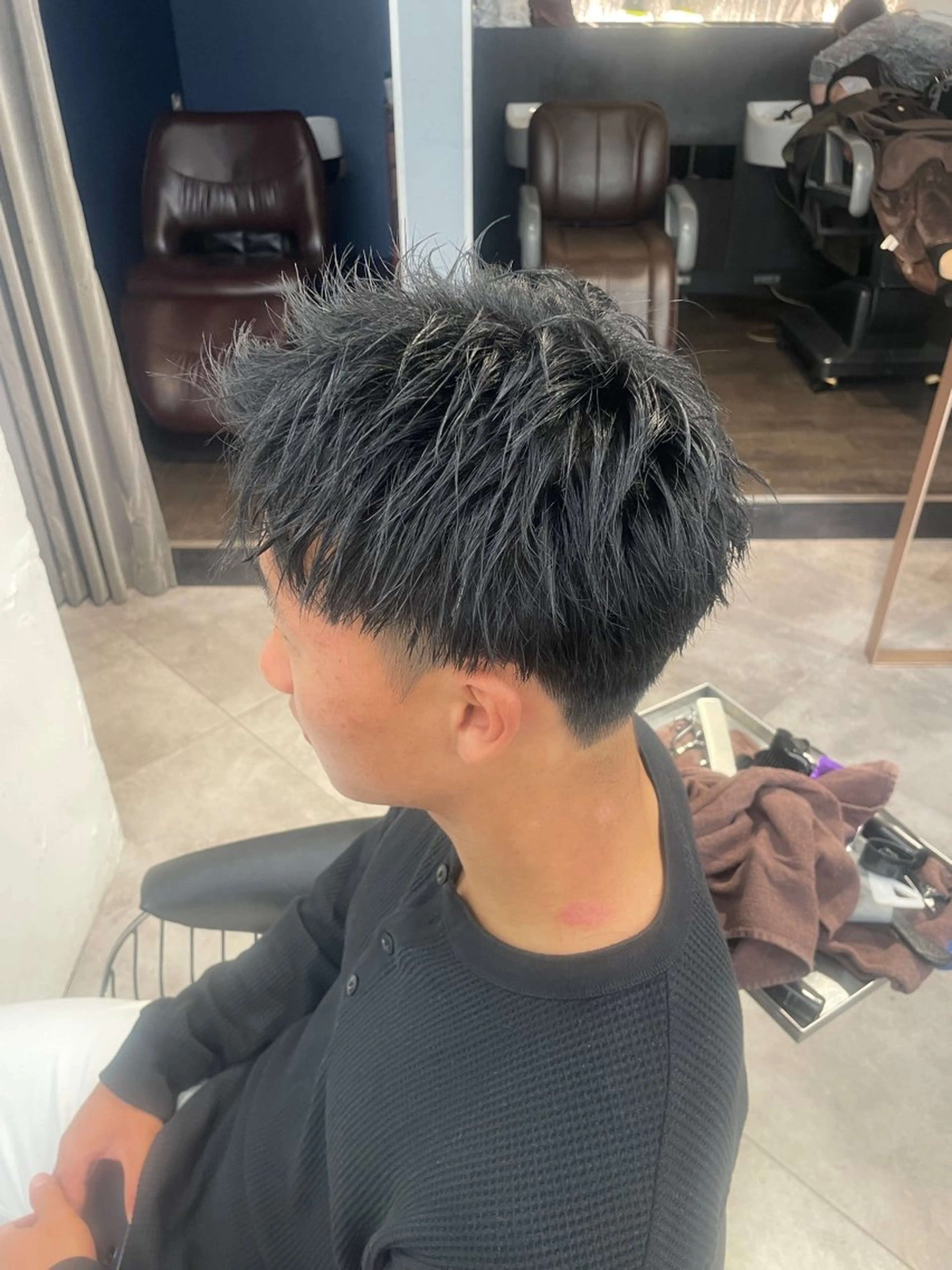 ショート メンズ カット ヘアセット メンズカット🍏/ メンズパーマ/涼太のヘアスタイル