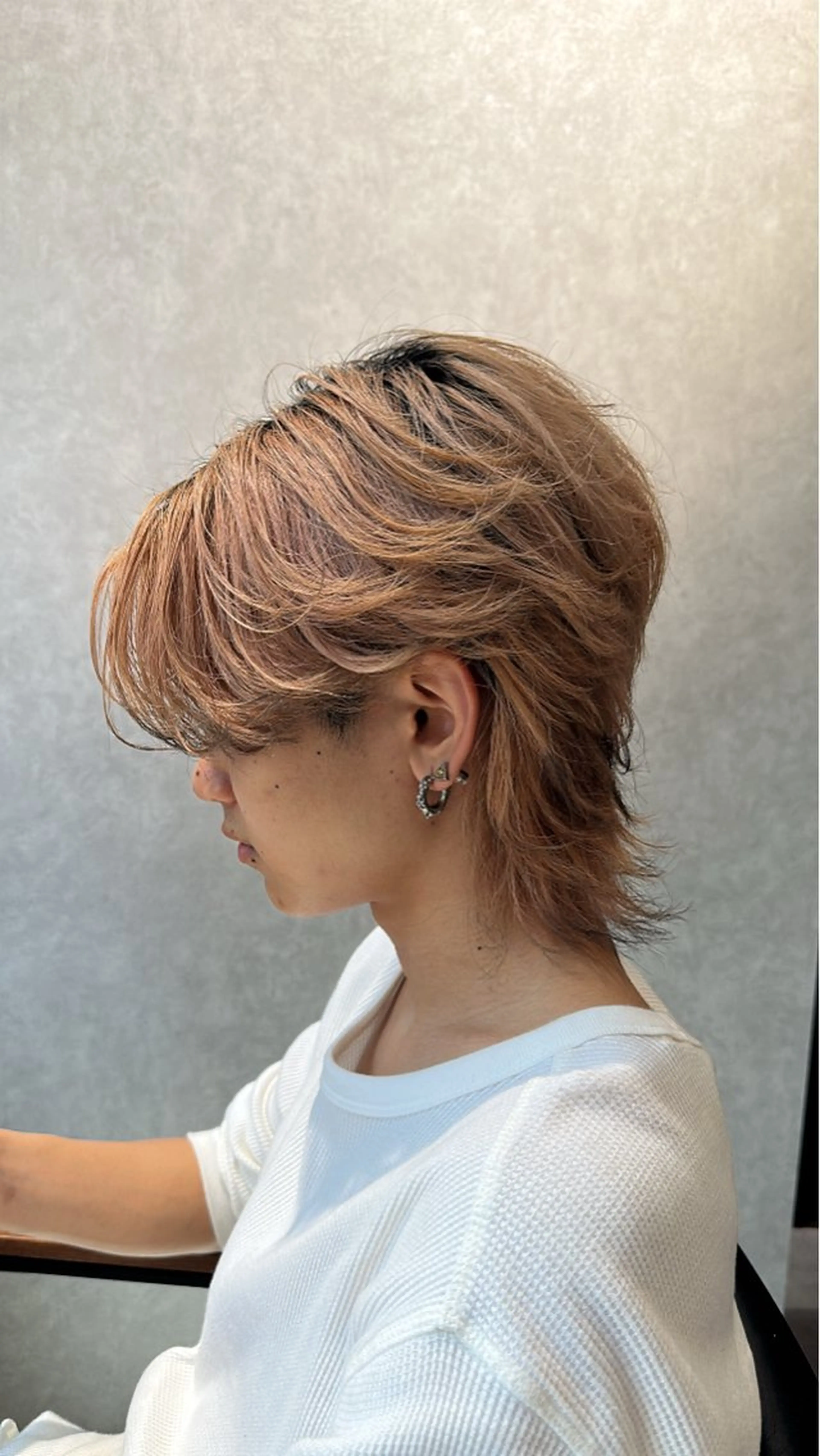 ミディアム カラー ヘアアレンジ メンズ メンズヘア静岡 ✂︎Ryuheiのヘアスタイル