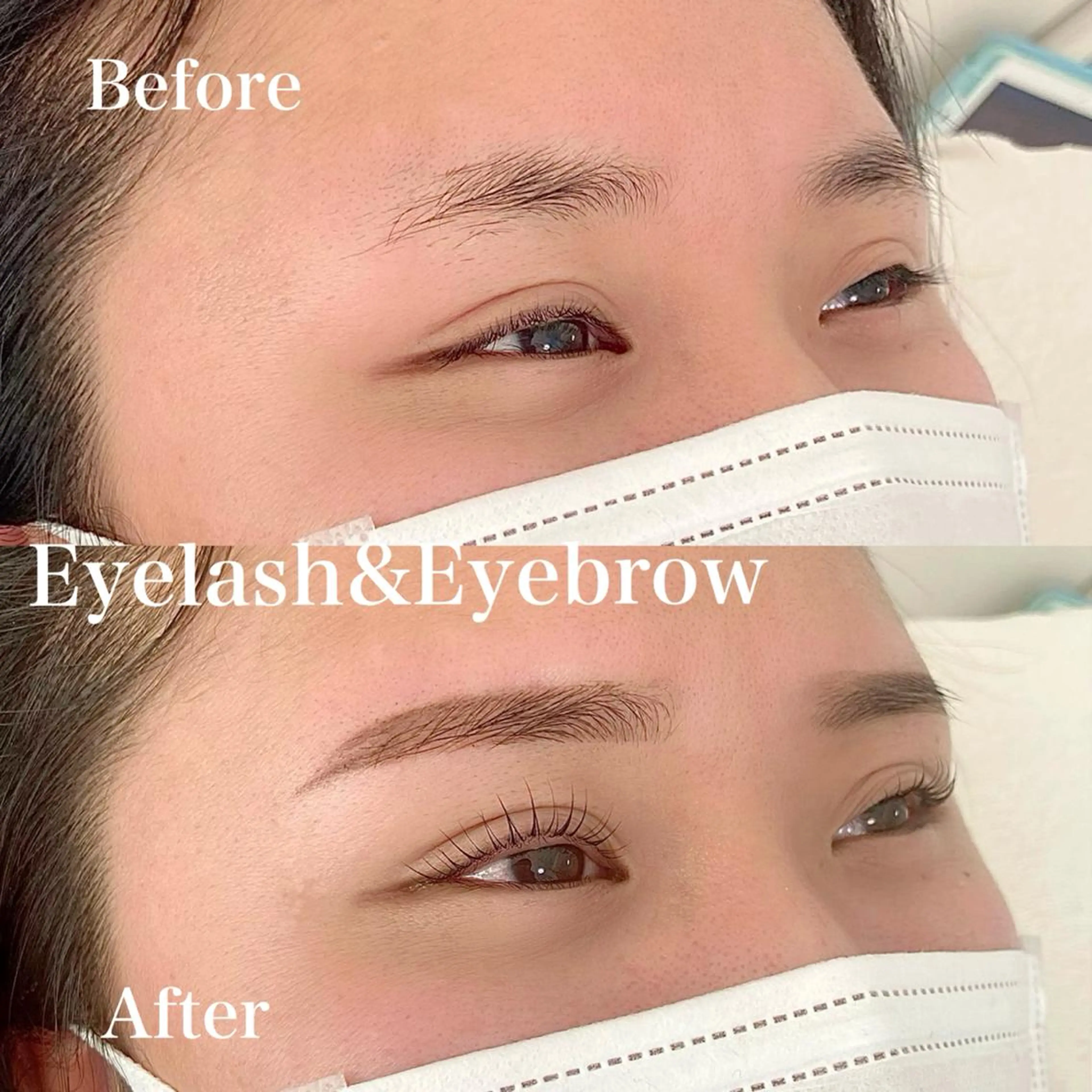 マツエク・マツパ アイブロウ 眉毛ワックス脱毛 パリジェンヌラッシュリフト まつげパーマ Three 👑まつげ＆眉の眉毛・アイブロウイメージ