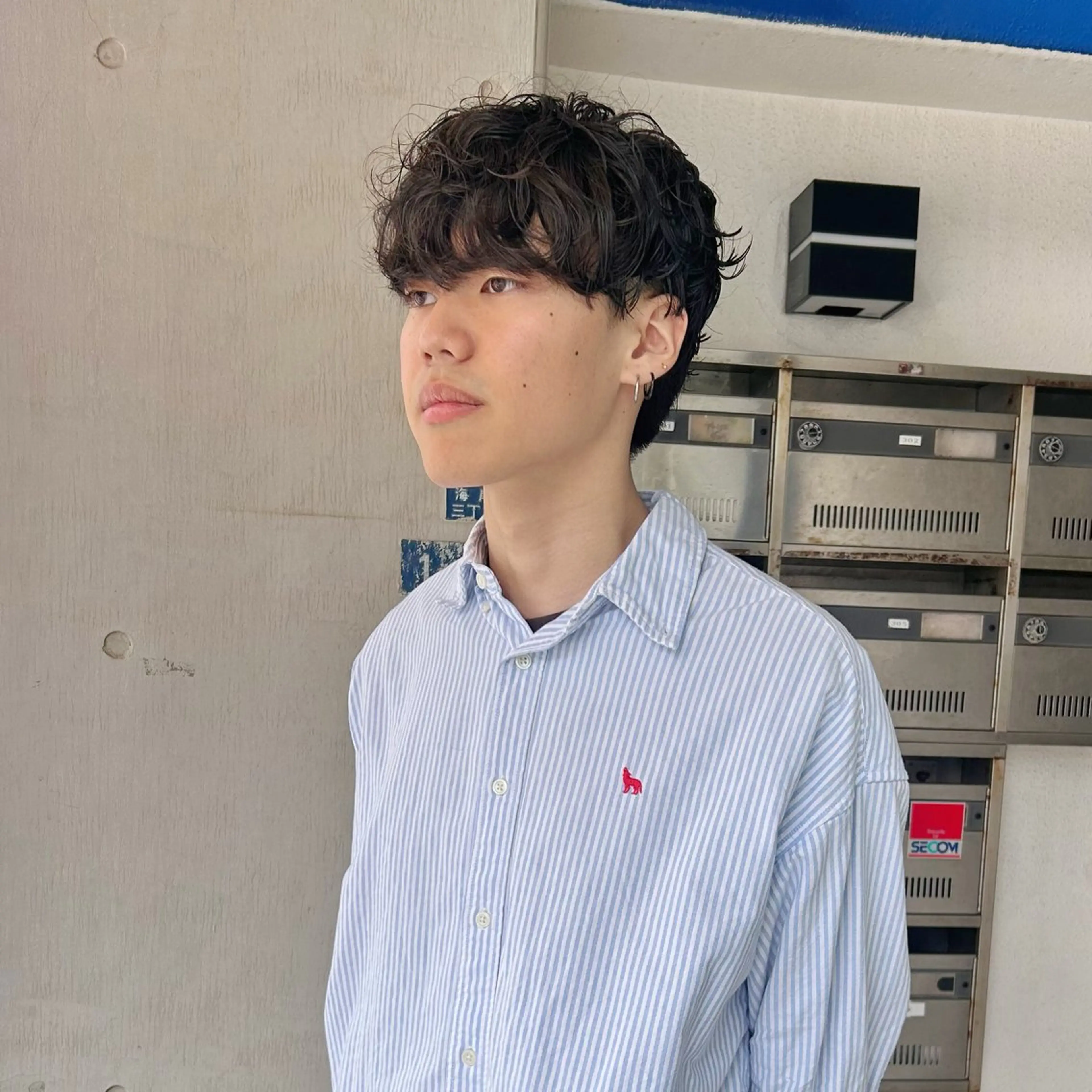 パーマ メンズ 韓国メンズ特化 パーマSatskiのヘアスタイル