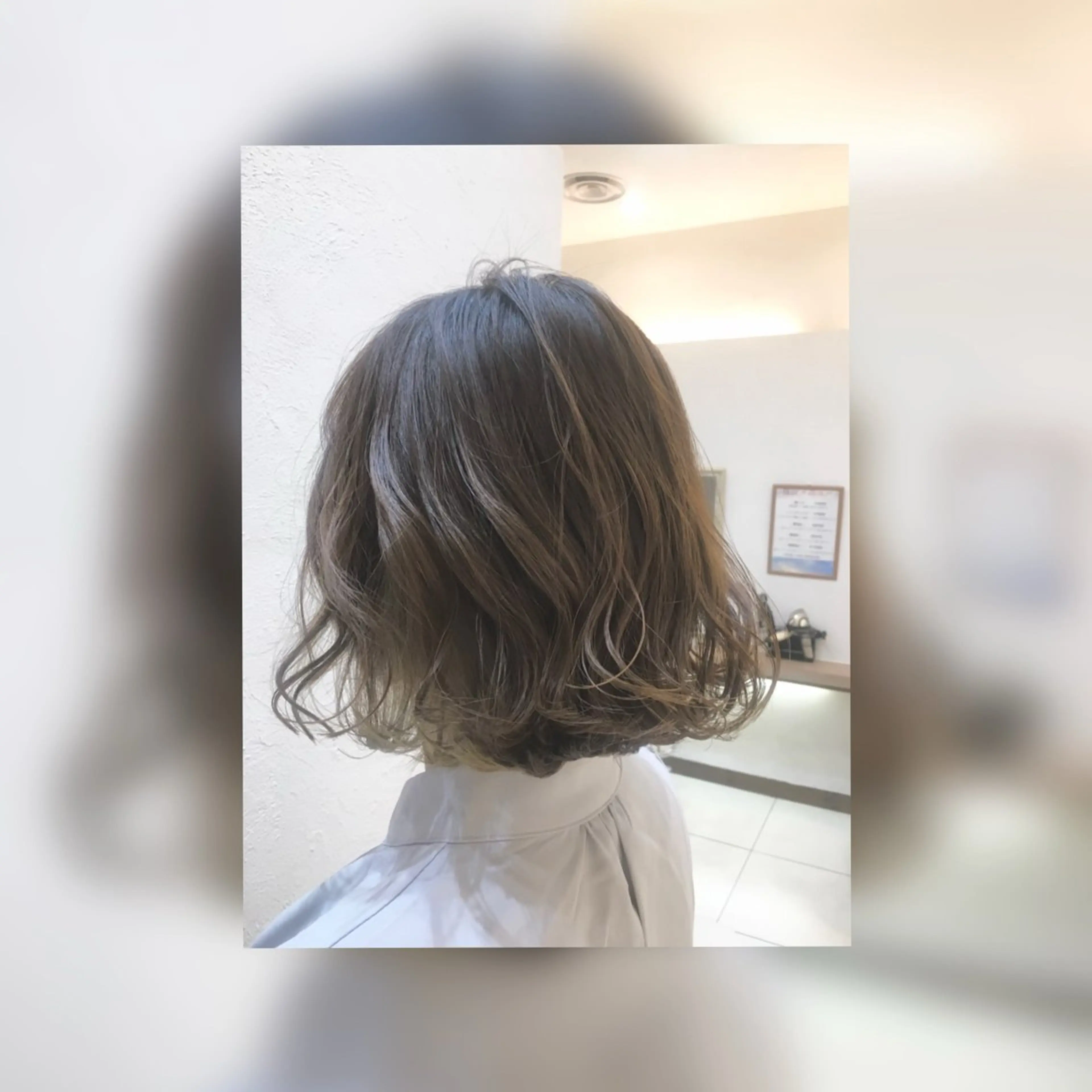 ミディアム カラー ヘアカラー トリートメント 縮毛矯正/髪質改善/ 艶髪ササキナツミのヘアスタイル