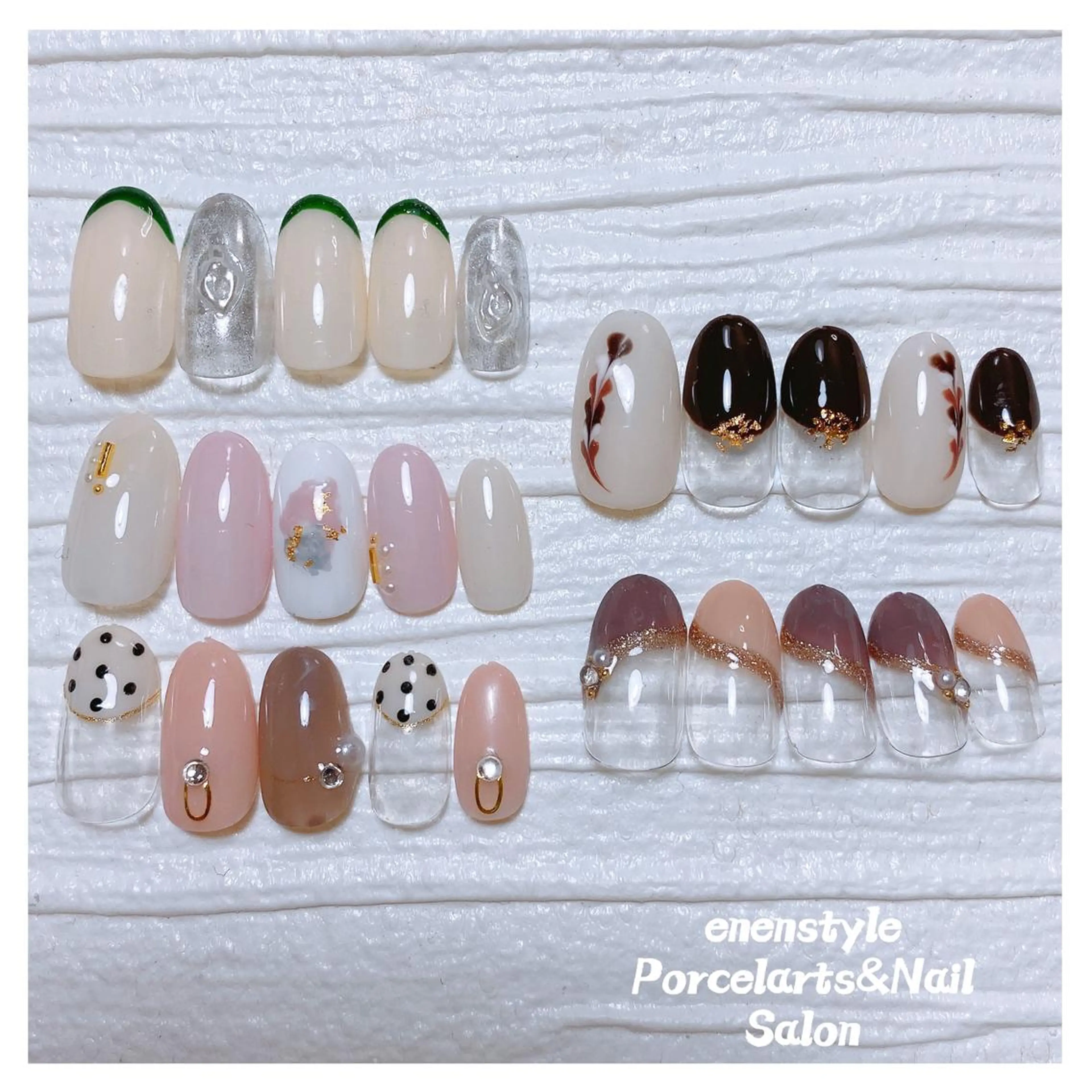 ミディアム ネイル 👑enen style👑のネイルデザイン