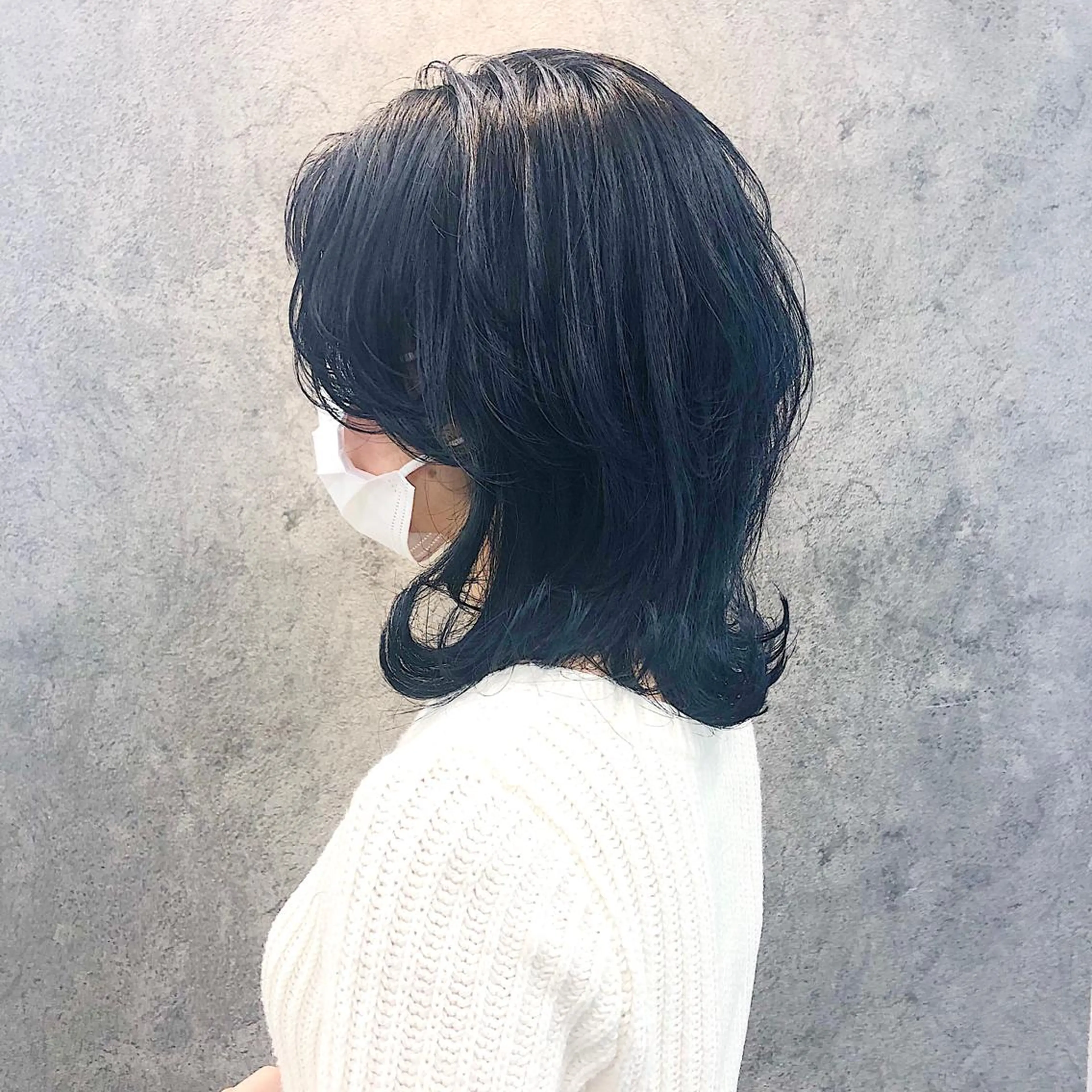 ミディアム ウルフカット カット ヘアカラー トリートメント 所渉/韓国レイヤー /ウルフカットのヘアスタイル