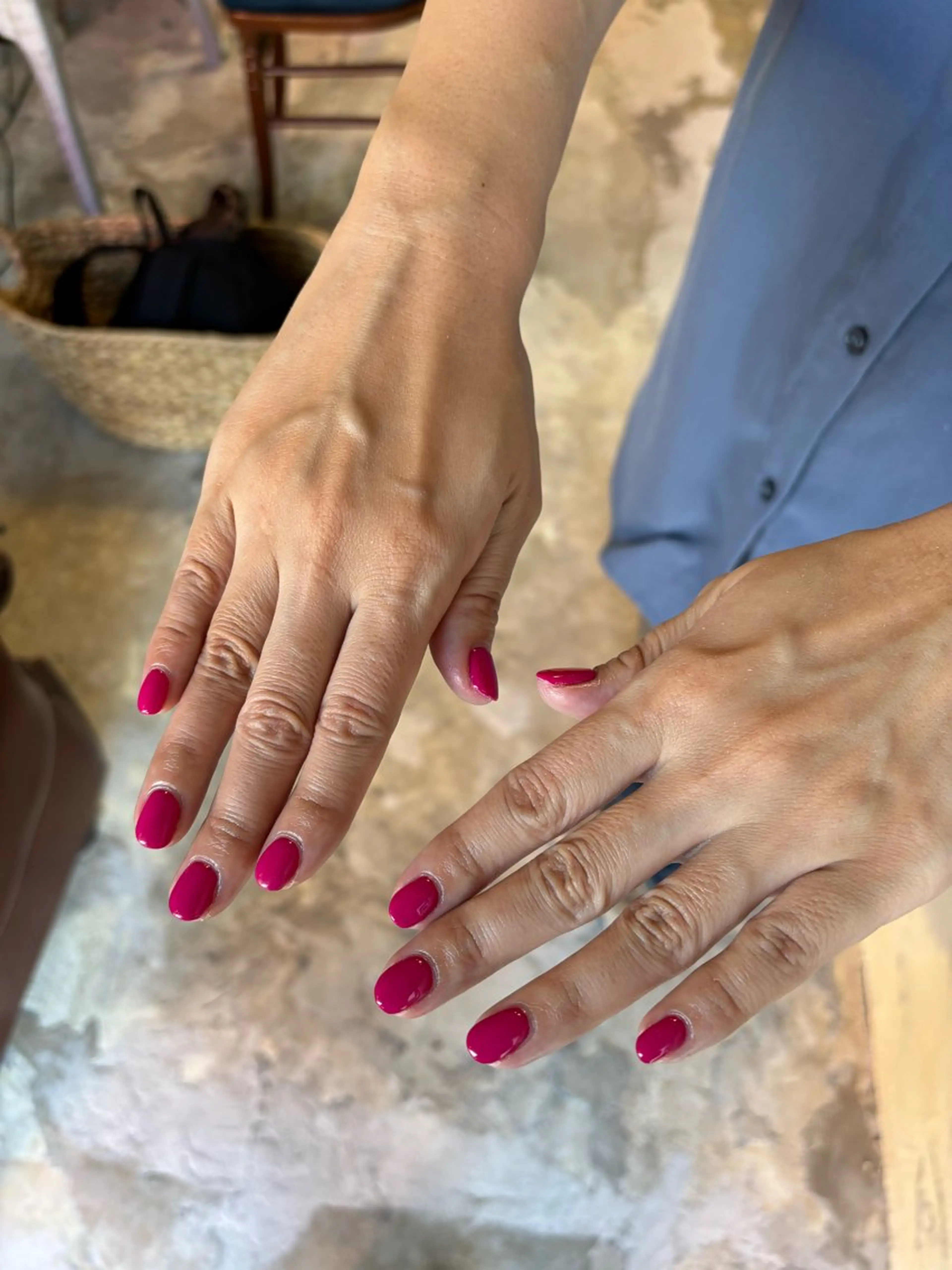 ネイル ワンカラーネイル ピンク lealea Ayakaのネイルデザイン