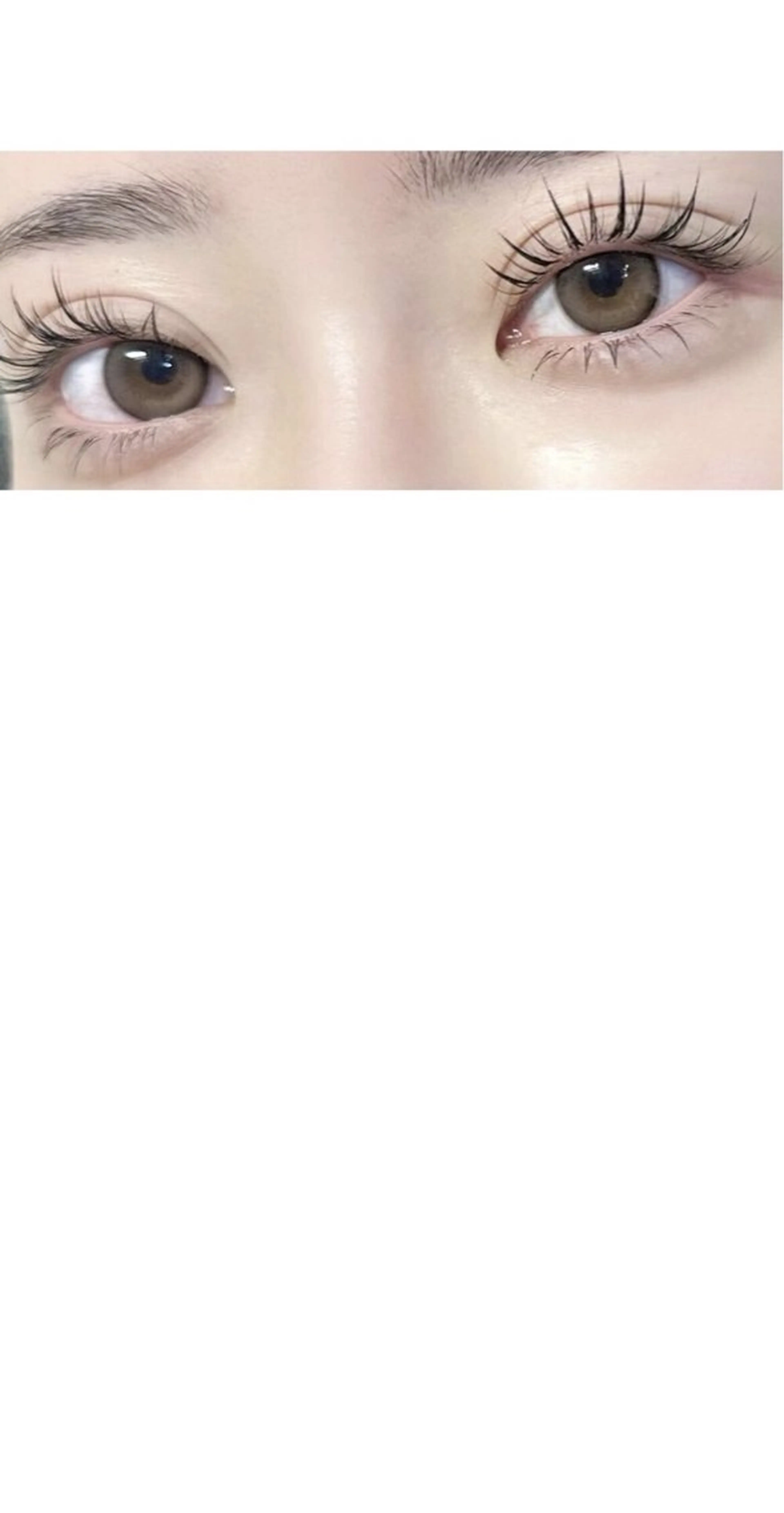 オフ不可【束感ボリュームラッシュ付け足しだけ】80束¥5000の写真