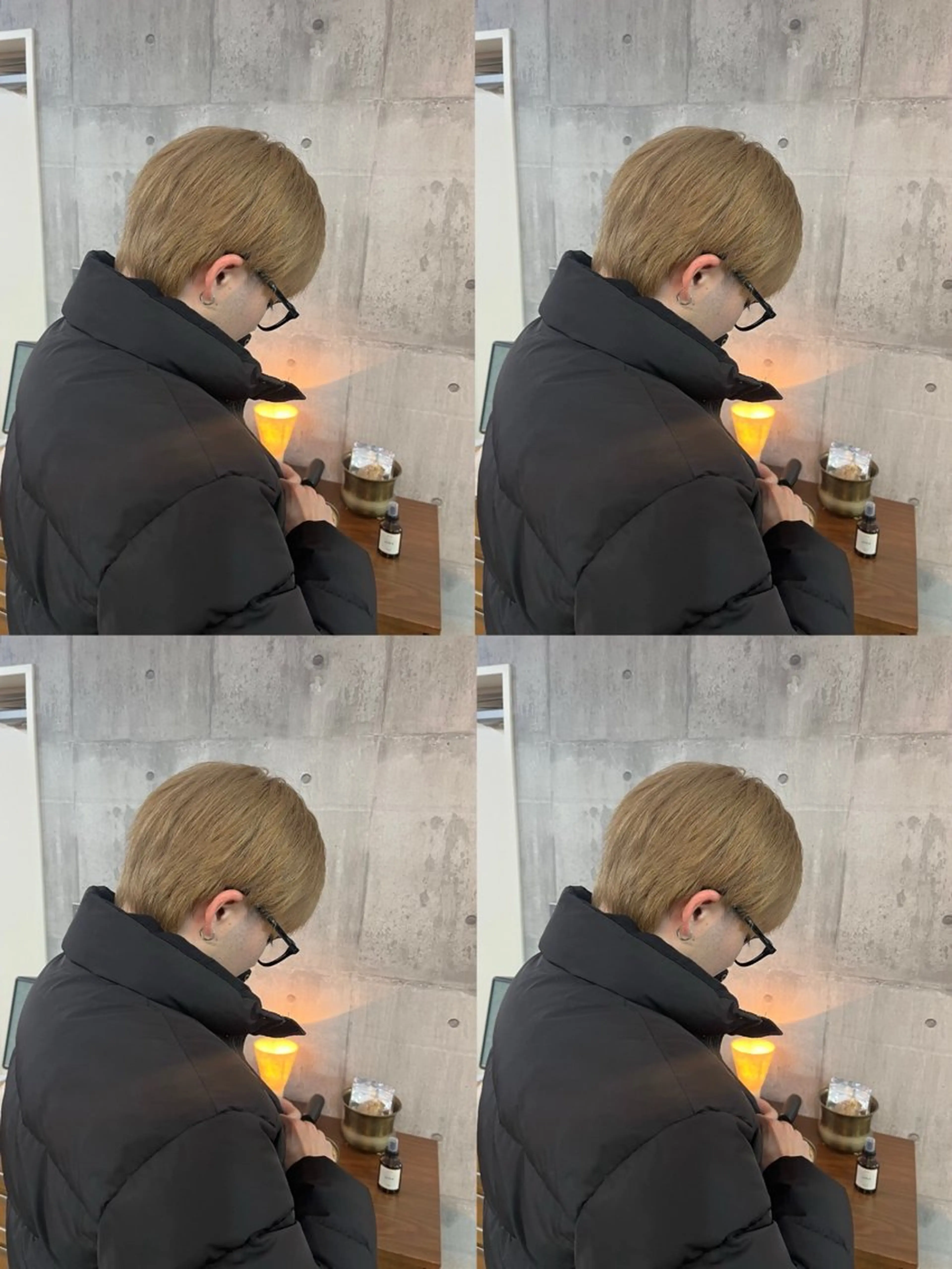 カラー そら୨୧˖men's /デザインカラーのヘアスタイル