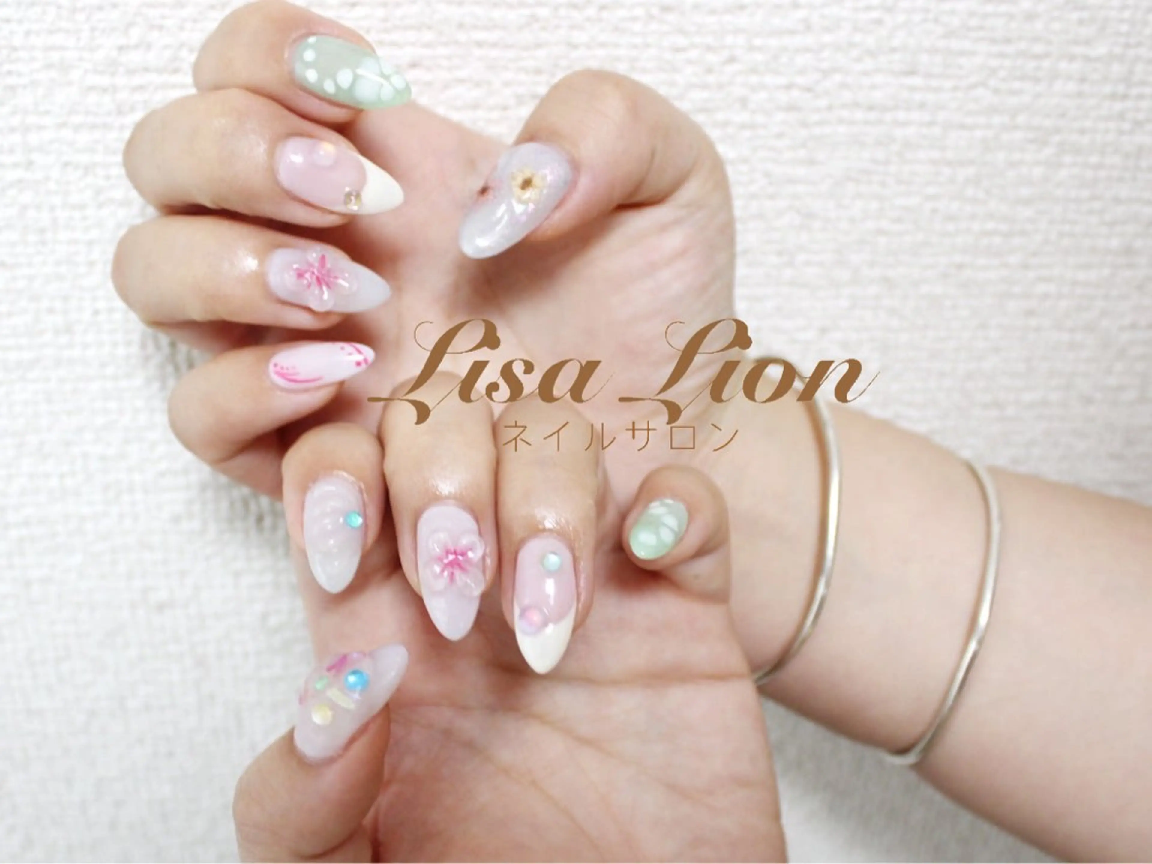 人気No.2⭐️オフ無し💓写真持ち込みデザイン💅つけ放題🉑長出し追加可能🎀の写真