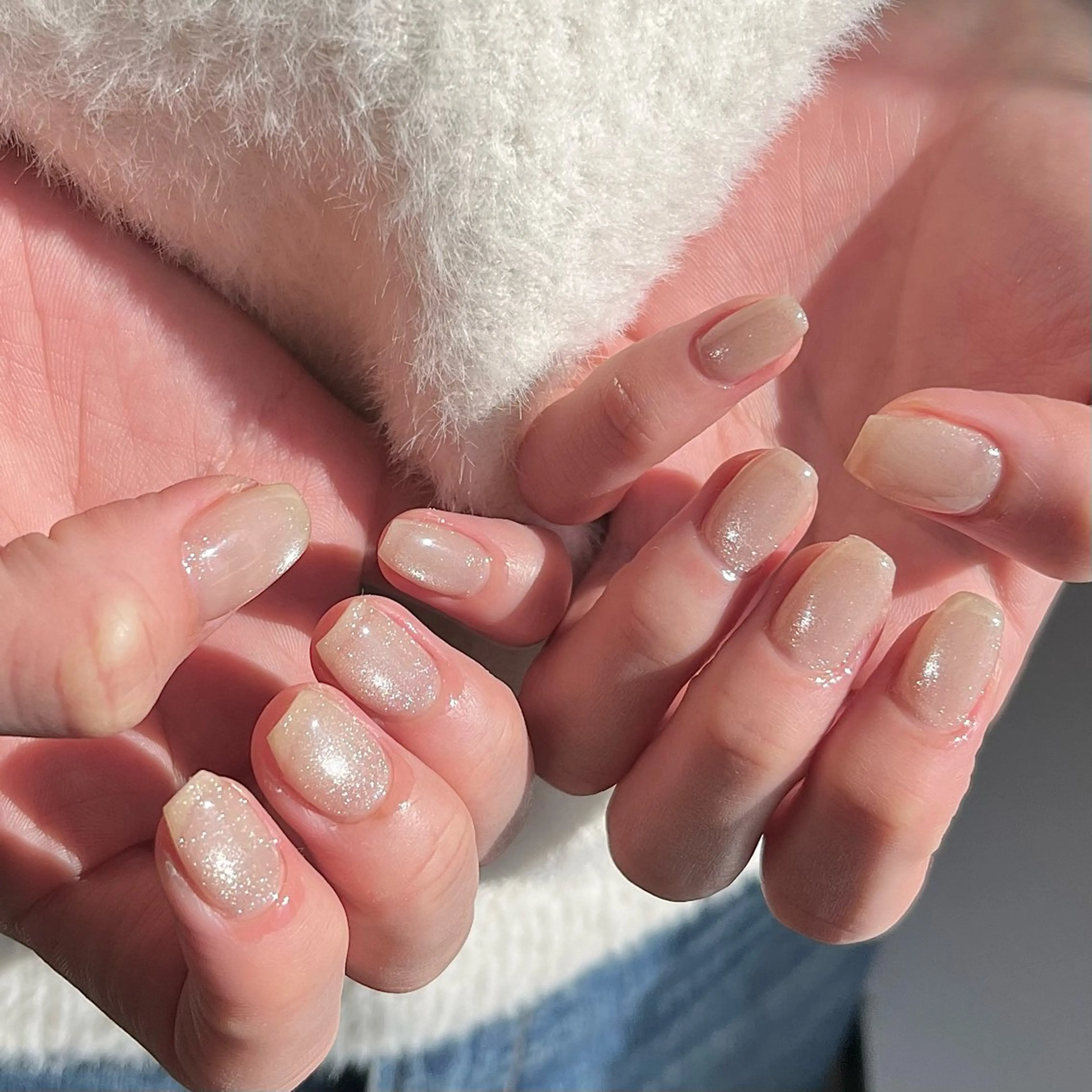 ネイル キラキラネイル ハンドネイル petit sarina..ෆのネイルデザイン