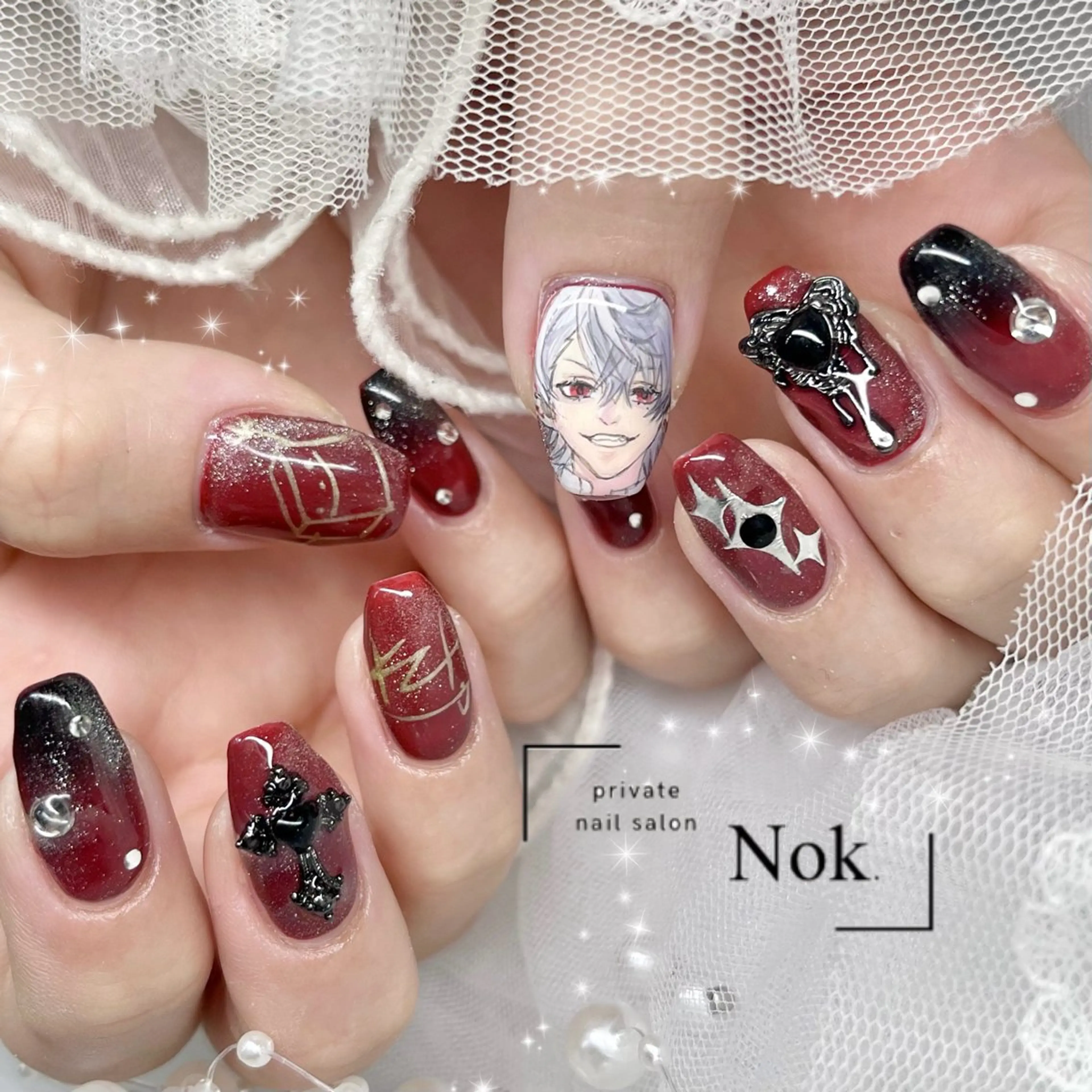 ネイル ハンドネイル 池袋痛ネイル Nok. 渡辺のネイルデザイン