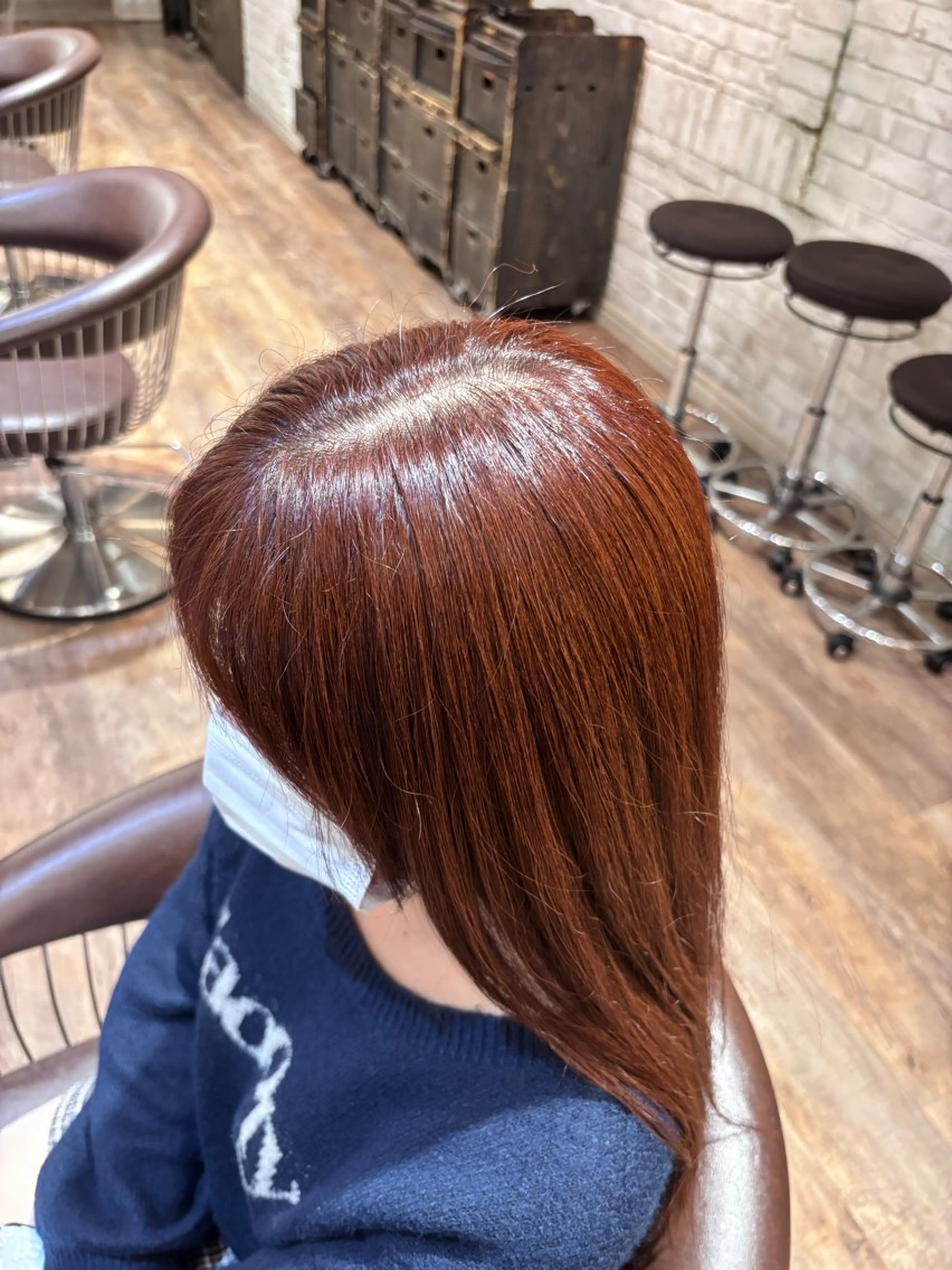 ロング カラー ブラウンカラー レッドカラー Cloe仙台🌟 佐藤アミカのヘアスタイル