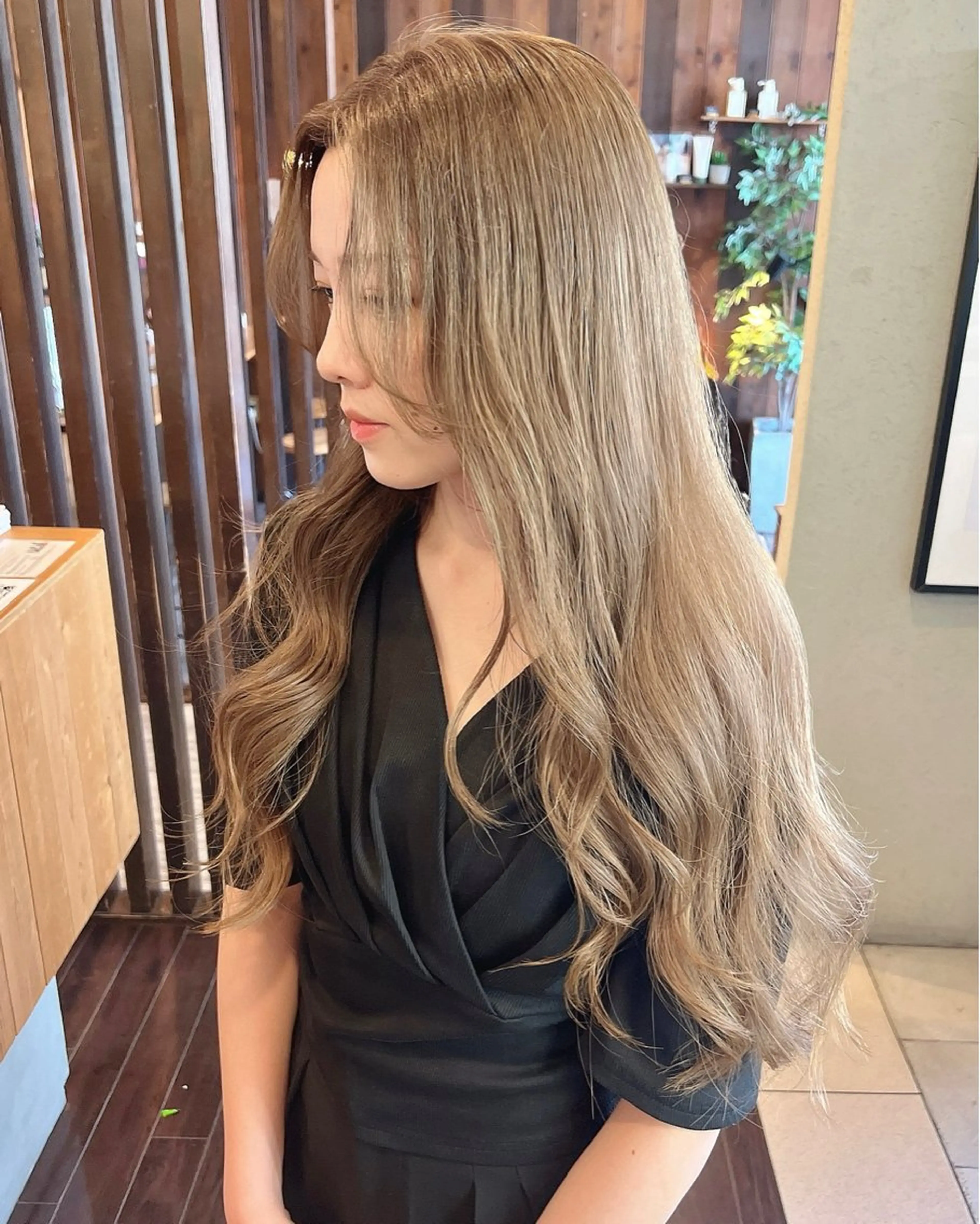 ロング カラー 具志 正太のヘアスタイル