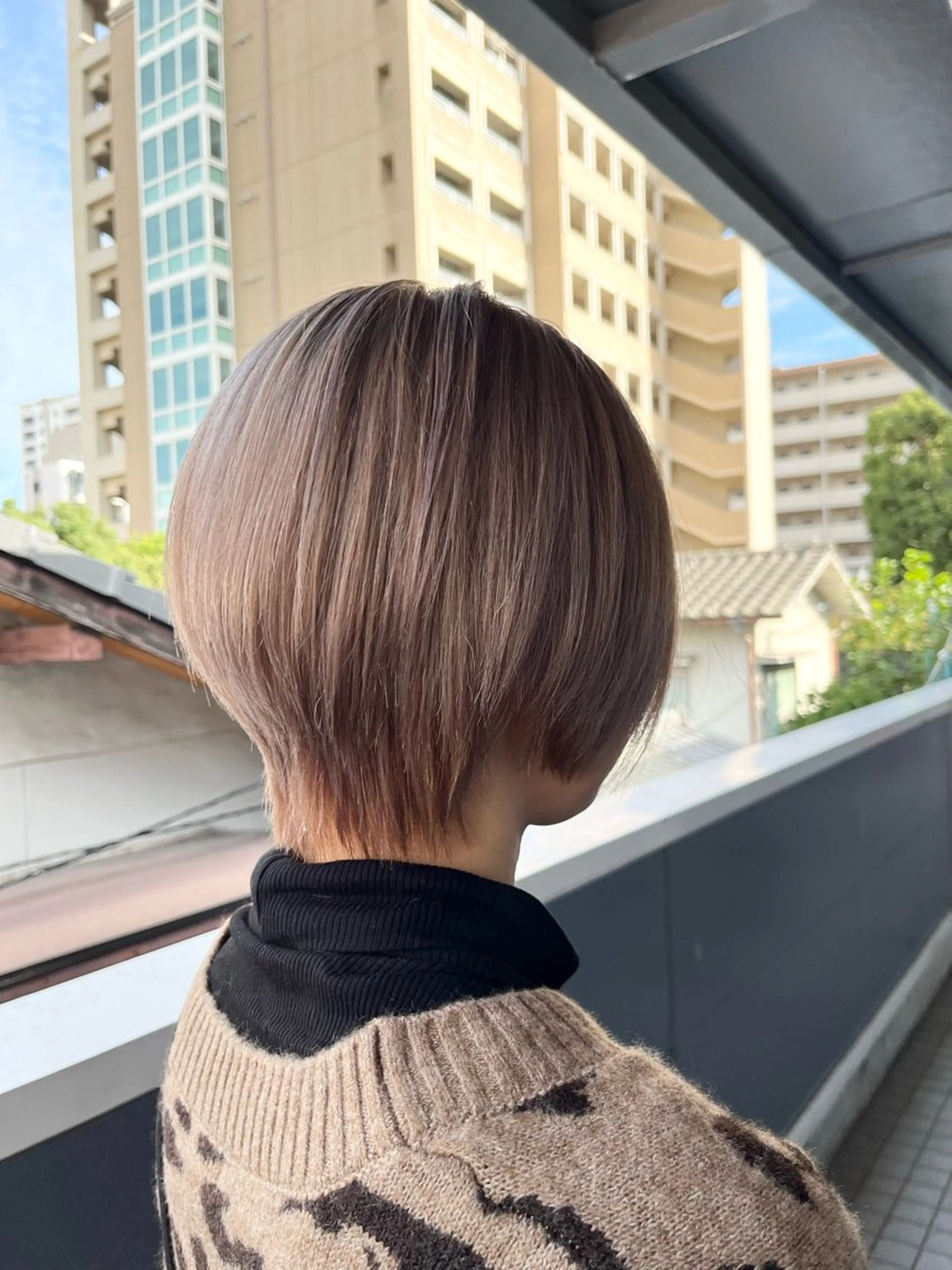 ショート カラー ヘアカラー 渡辺 健太のヘアスタイル