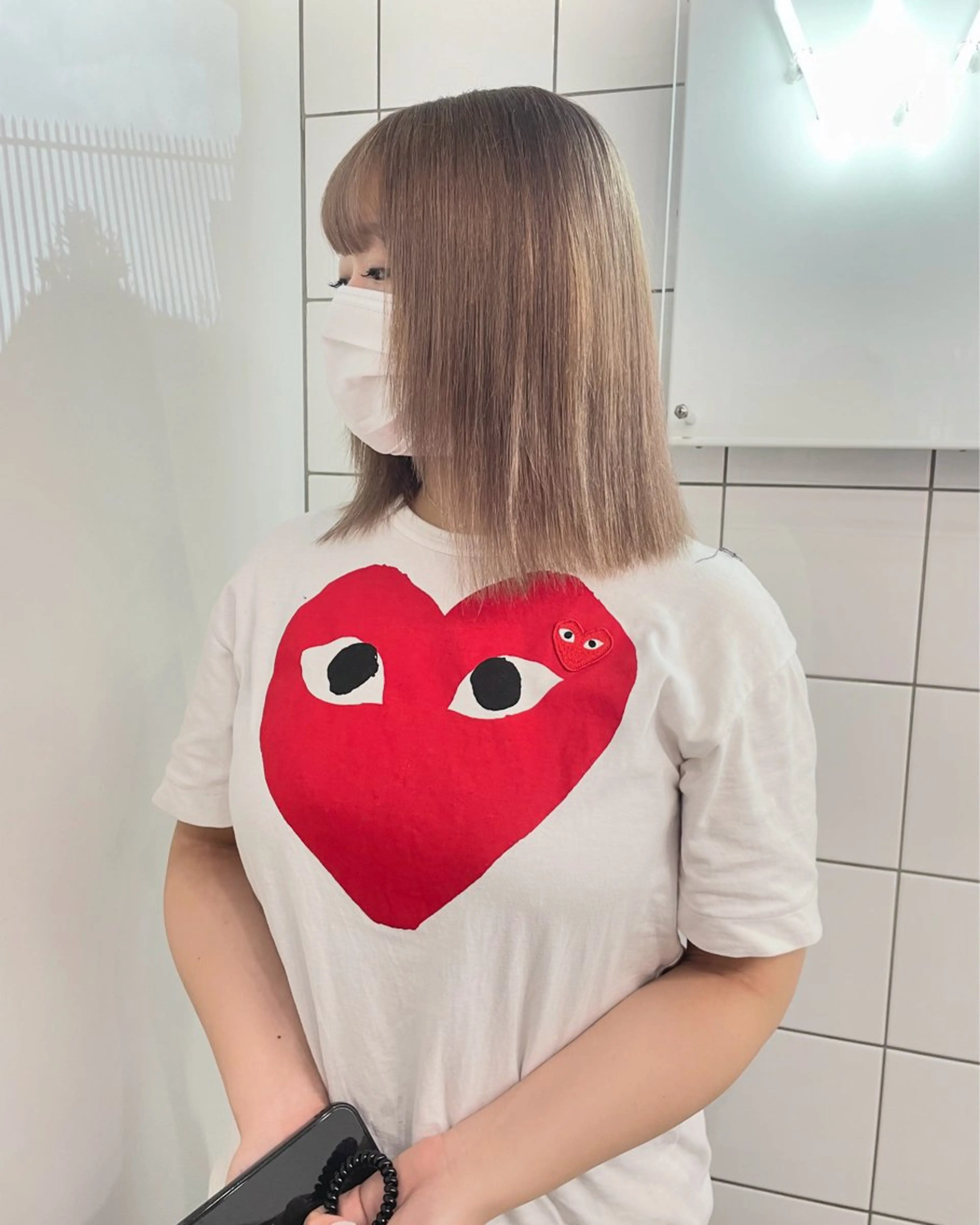 ミディアム ヘアカラー 【🥀履歴修正🥀】 ハイトーン職人/拓真のヘアスタイル