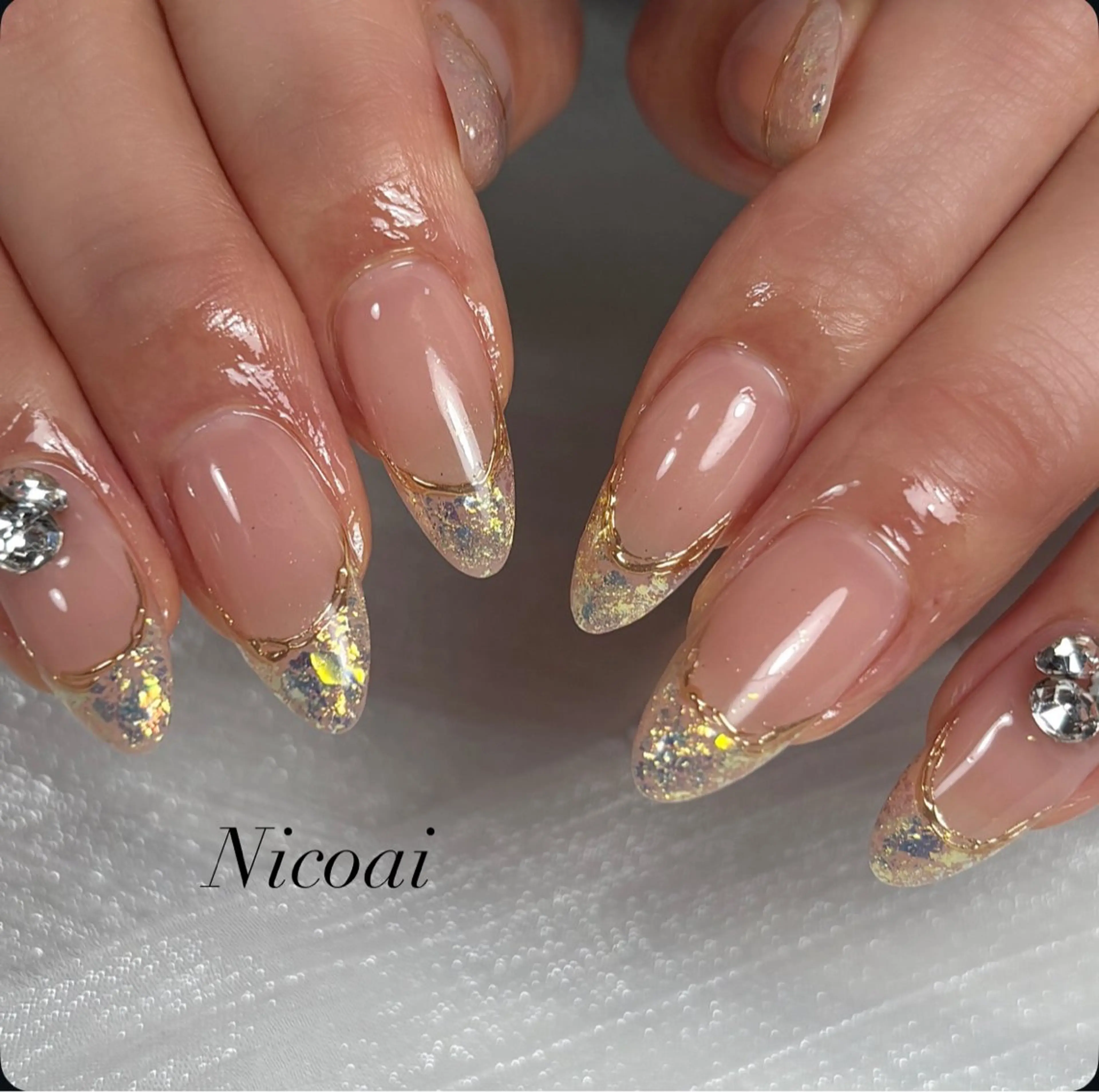 ネイル フレンチネイル NailSalon Nicoaiのネイルデザイン
