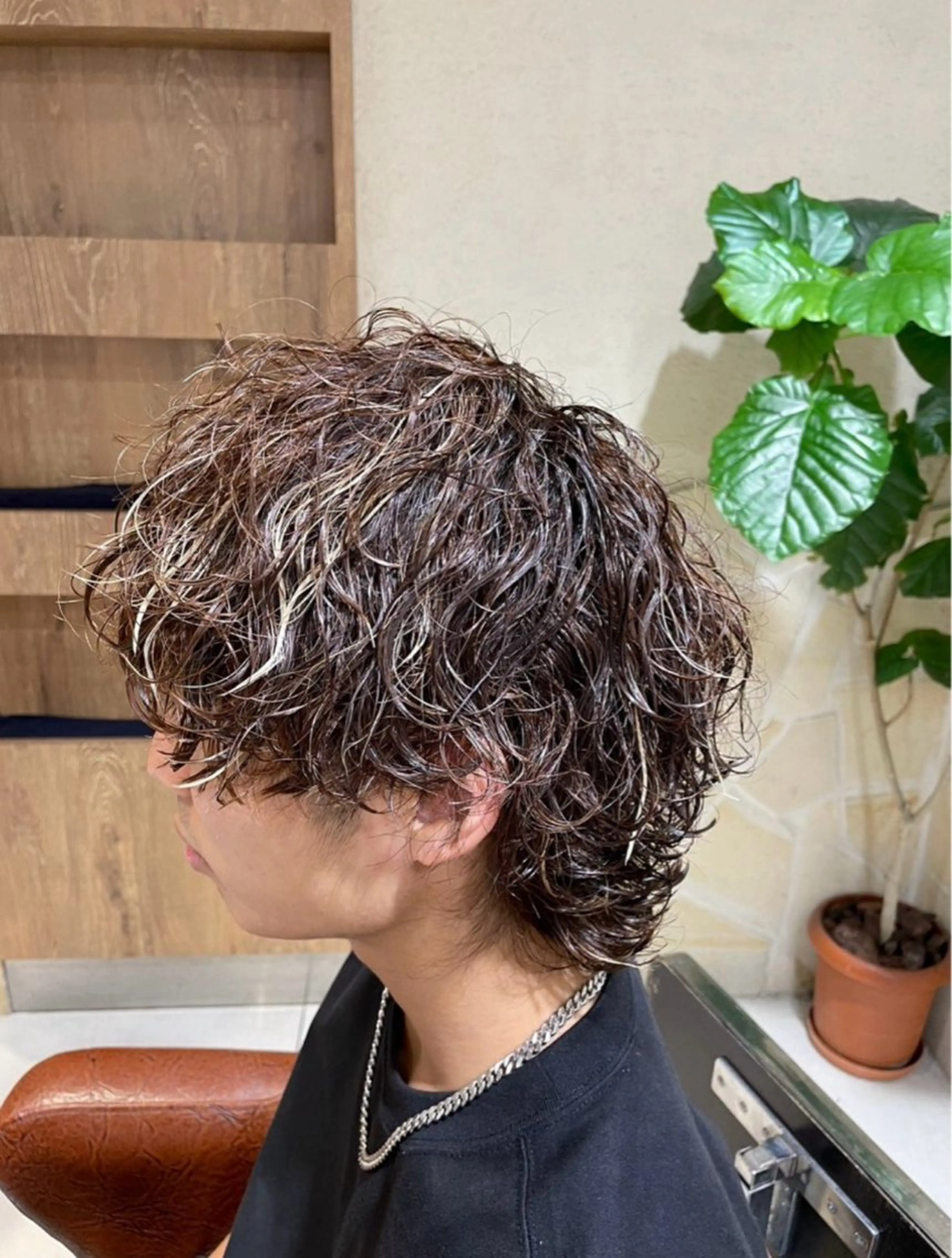 ミディアム パーマ カット パーマ 🫧メンズ特化 🫧　mioのヘアスタイル