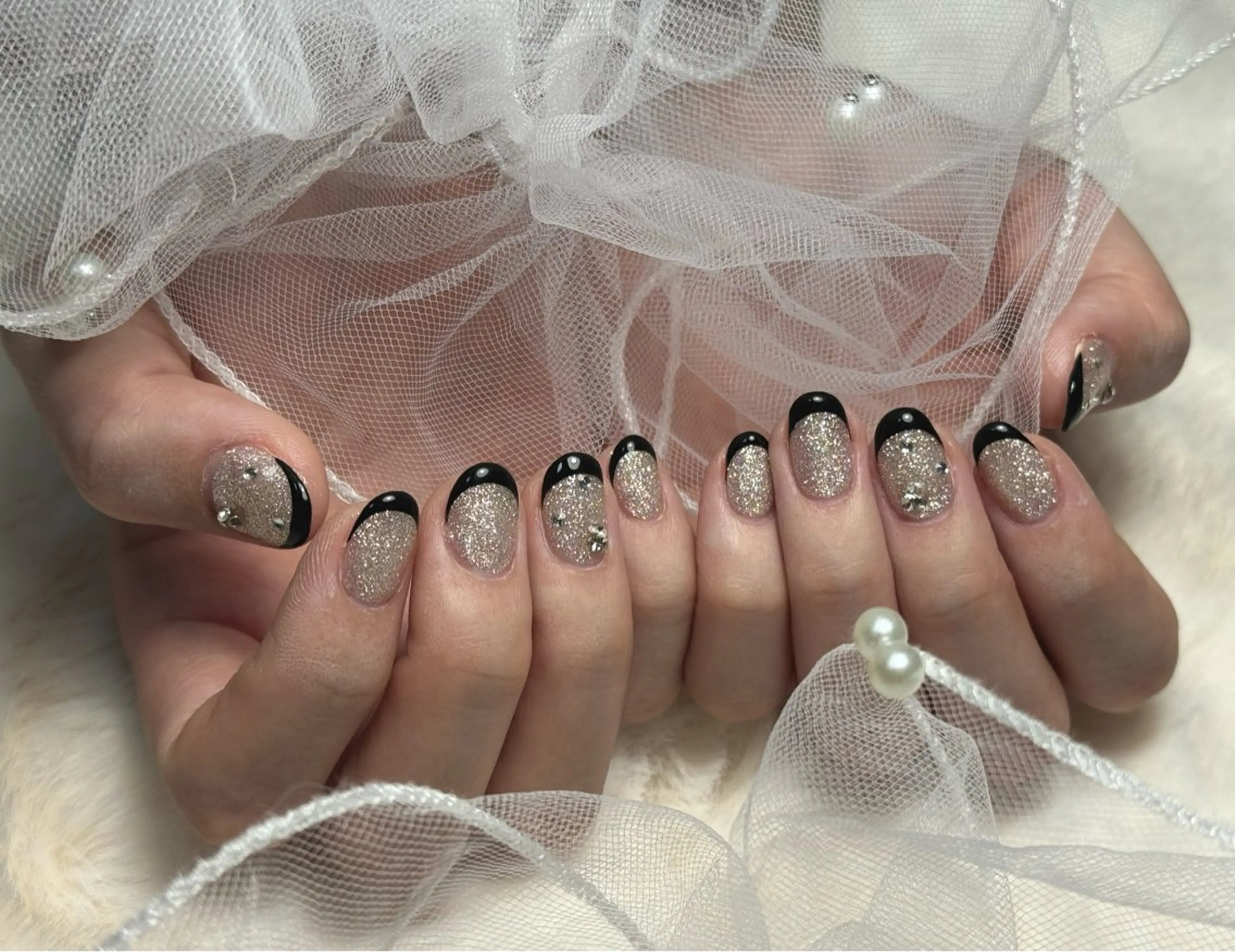 ネイル ストーンネイル ハンドネイル Yuka nail所属・美フォルム爆誕♡ Yuka nailのネイルデザイン