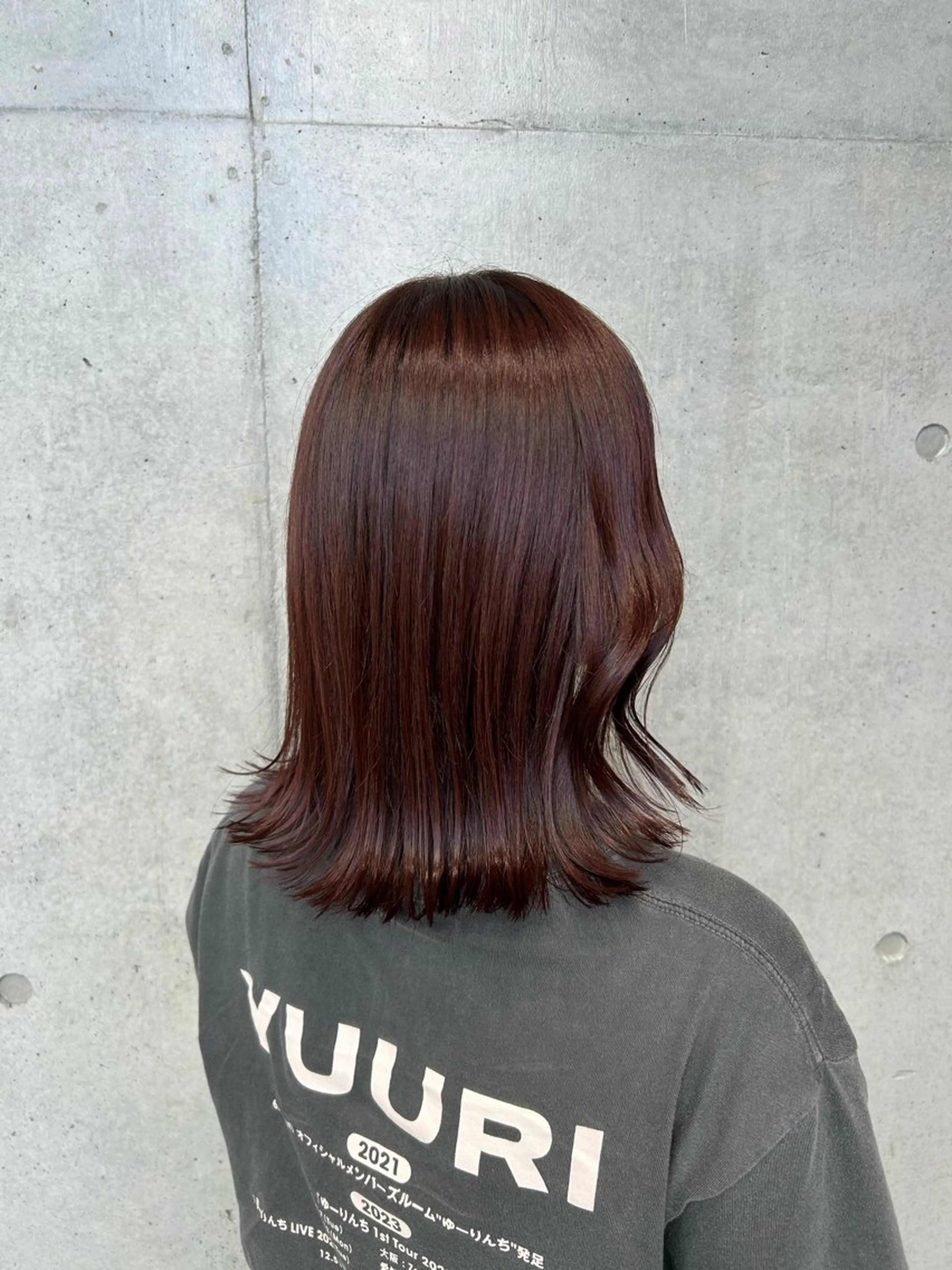 ショート カラー ヘアアレンジ ヘアカラー トリートメント ボブ艶モテカラー🫧 カリンのヘアスタイル