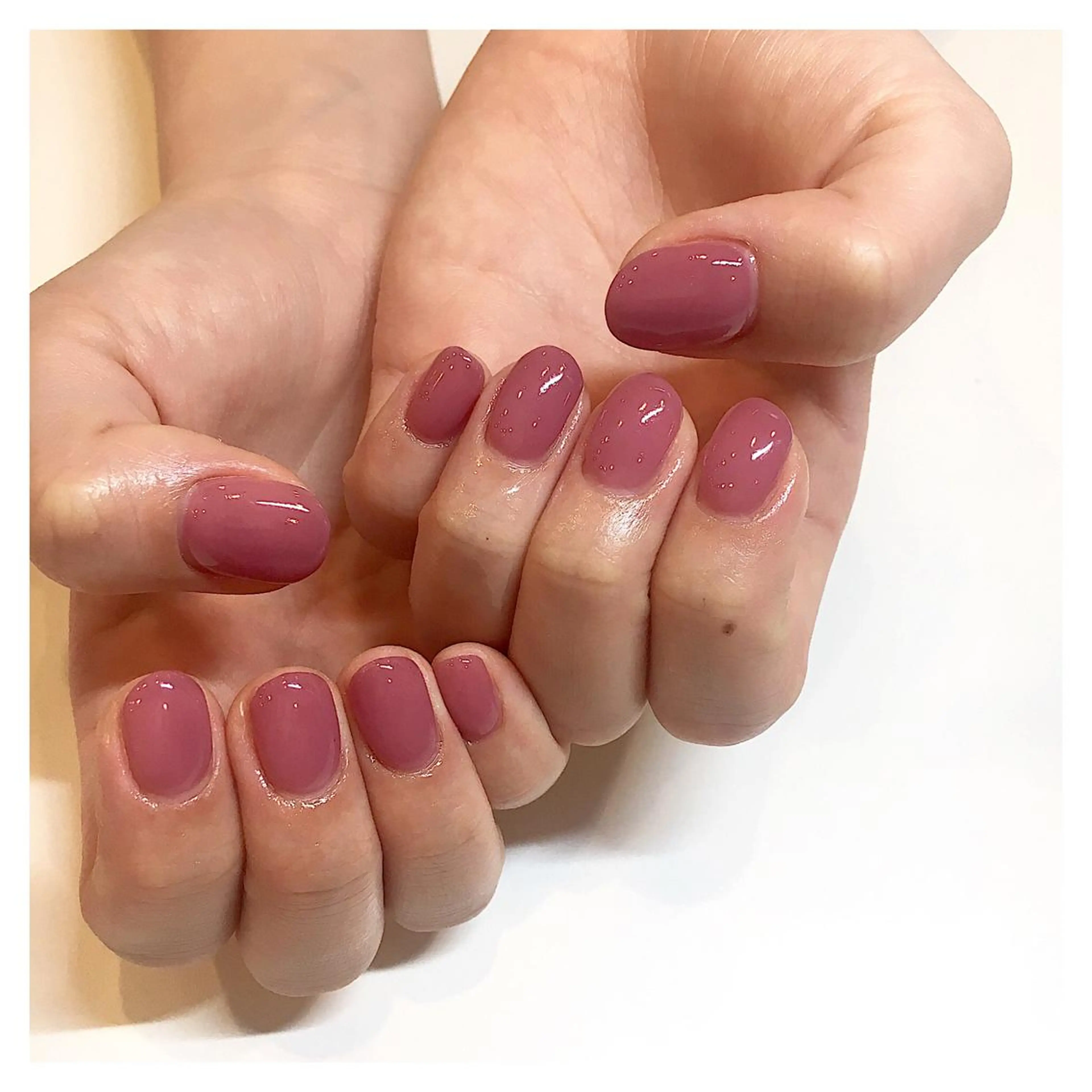 ネイル ワンカラーネイル nail salon Soiréeのネイルデザイン