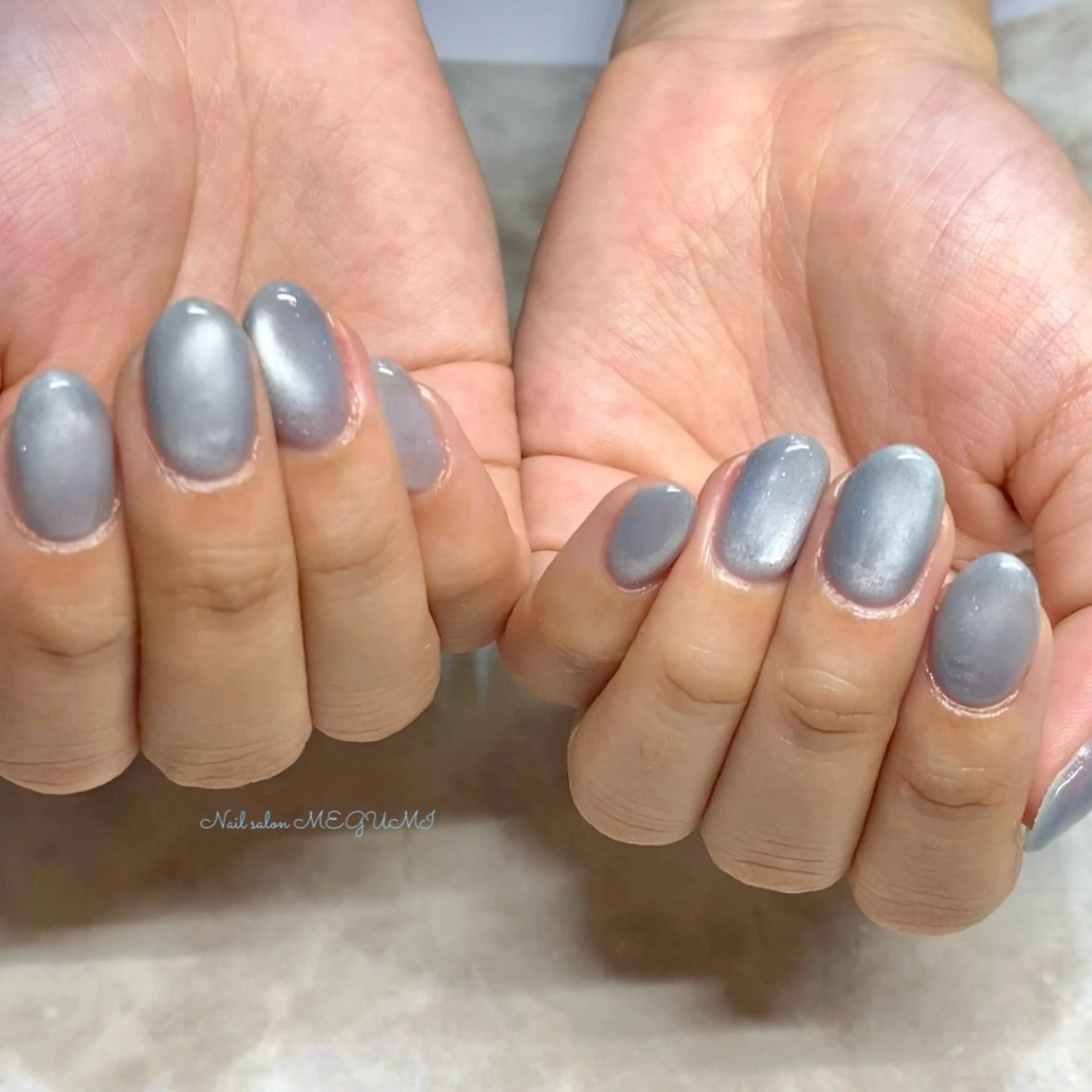 ネイル マグネットネイル マグネットワンカラー ワンカラーネイル Nail salon MEGUMIのネイルデザイン