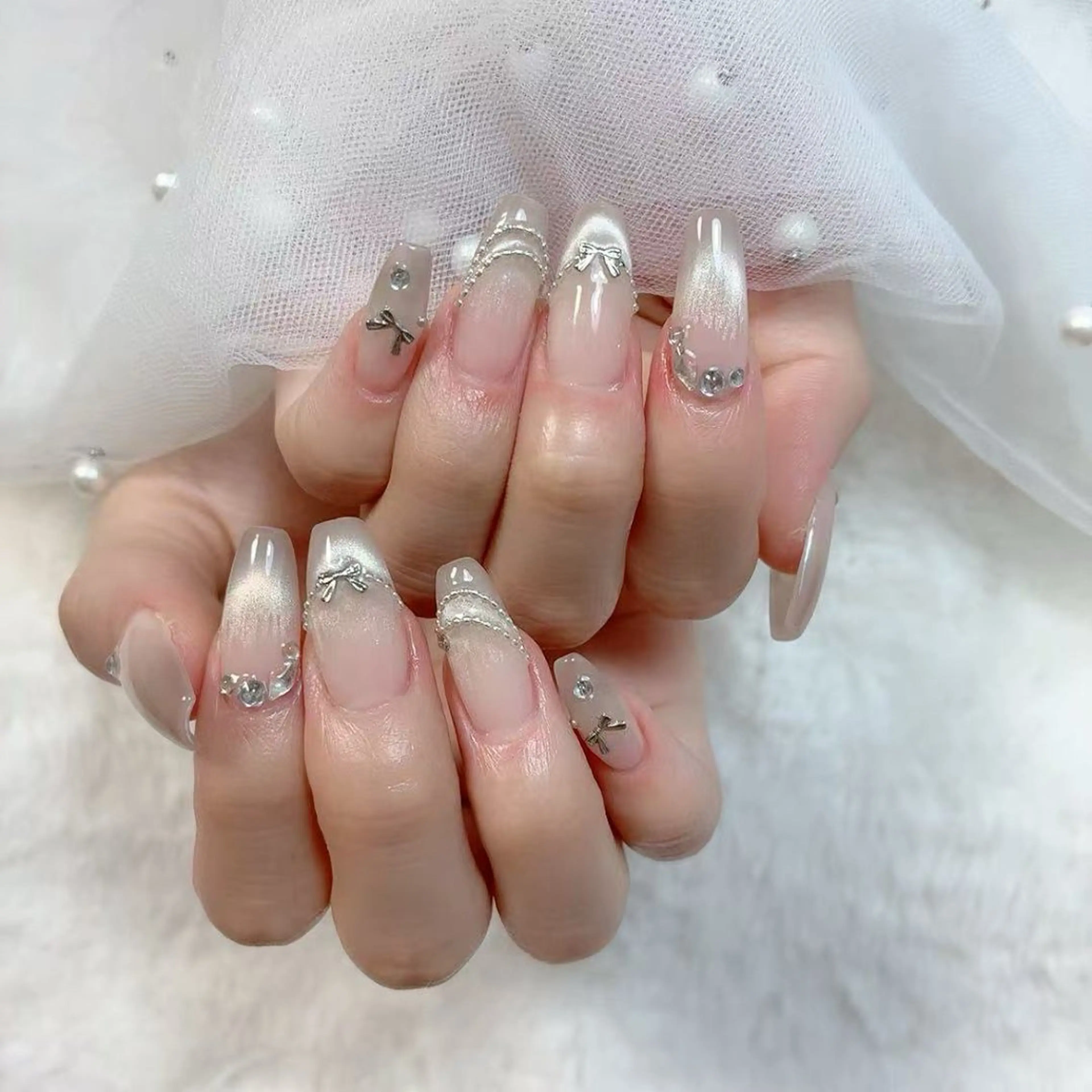 ネイル 持ち込み ハンドネイル B·U Nail大宮 長さだし専門店のネイルデザイン