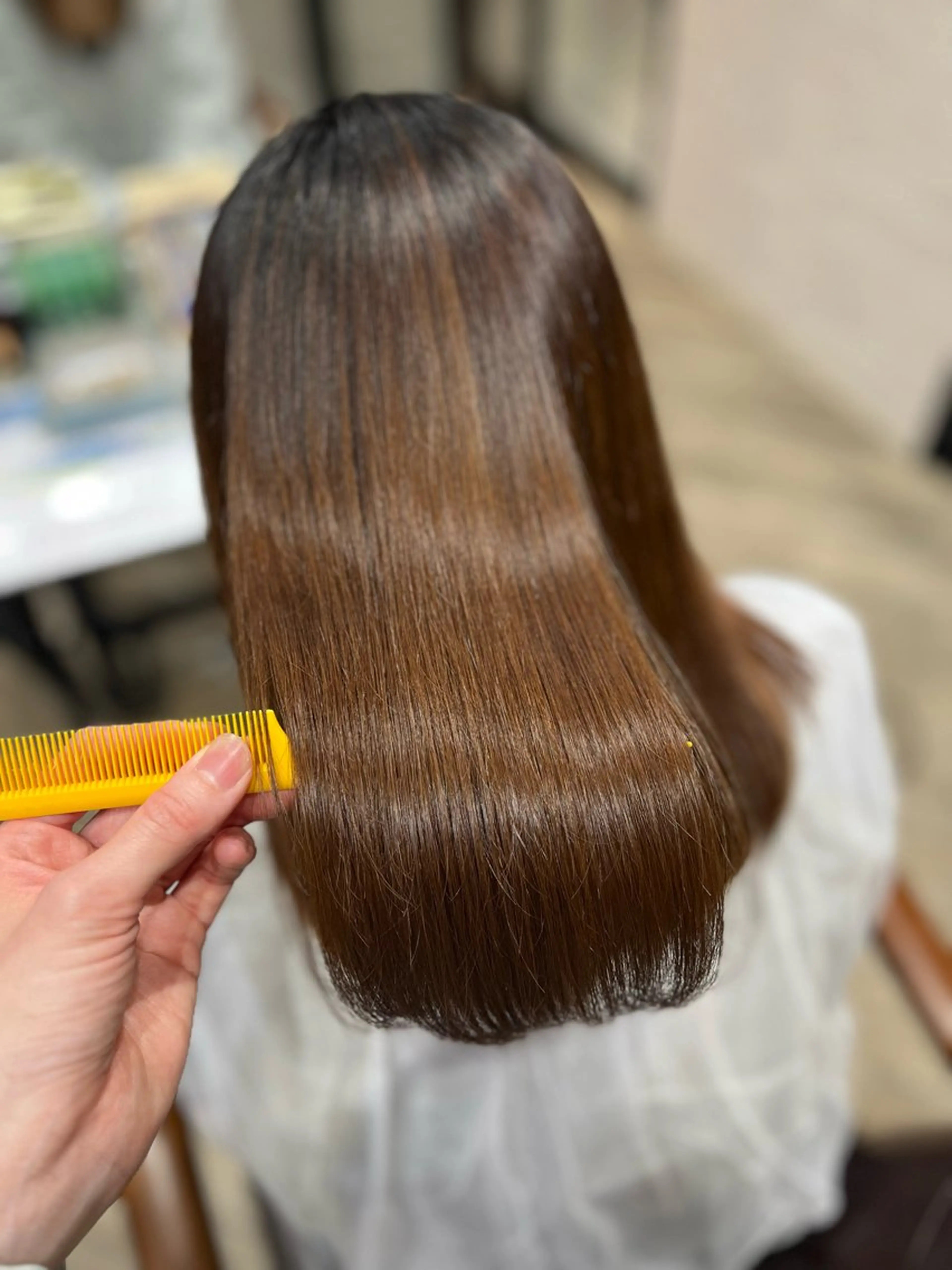 ミディアム トリートメント 🫧ぷる艶カラー🫧 Yuubi🦩のヘアスタイル