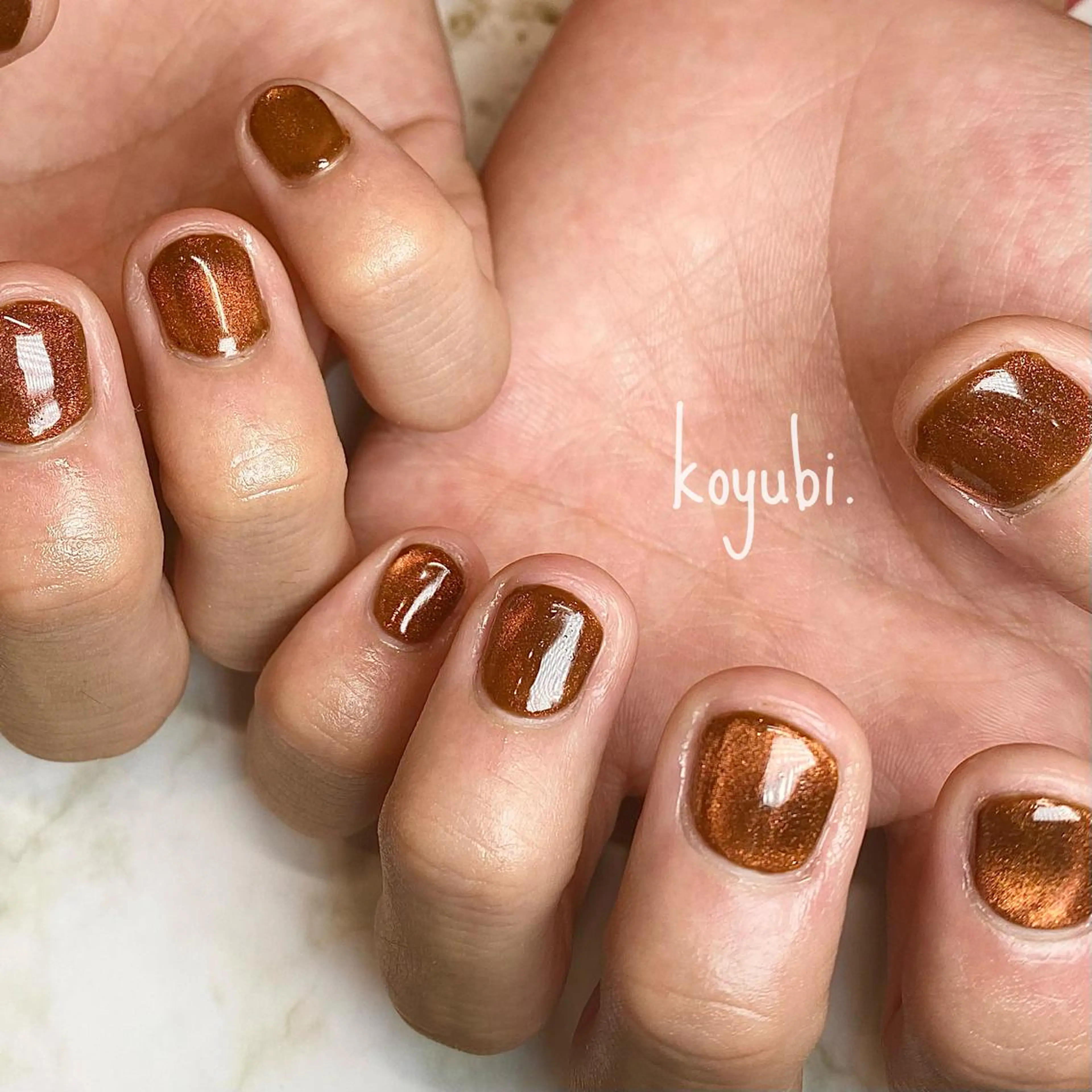 ネイル マグネットネイル メンズネイル ハンドネイル 新宿南口 hitomiのネイルデザイン