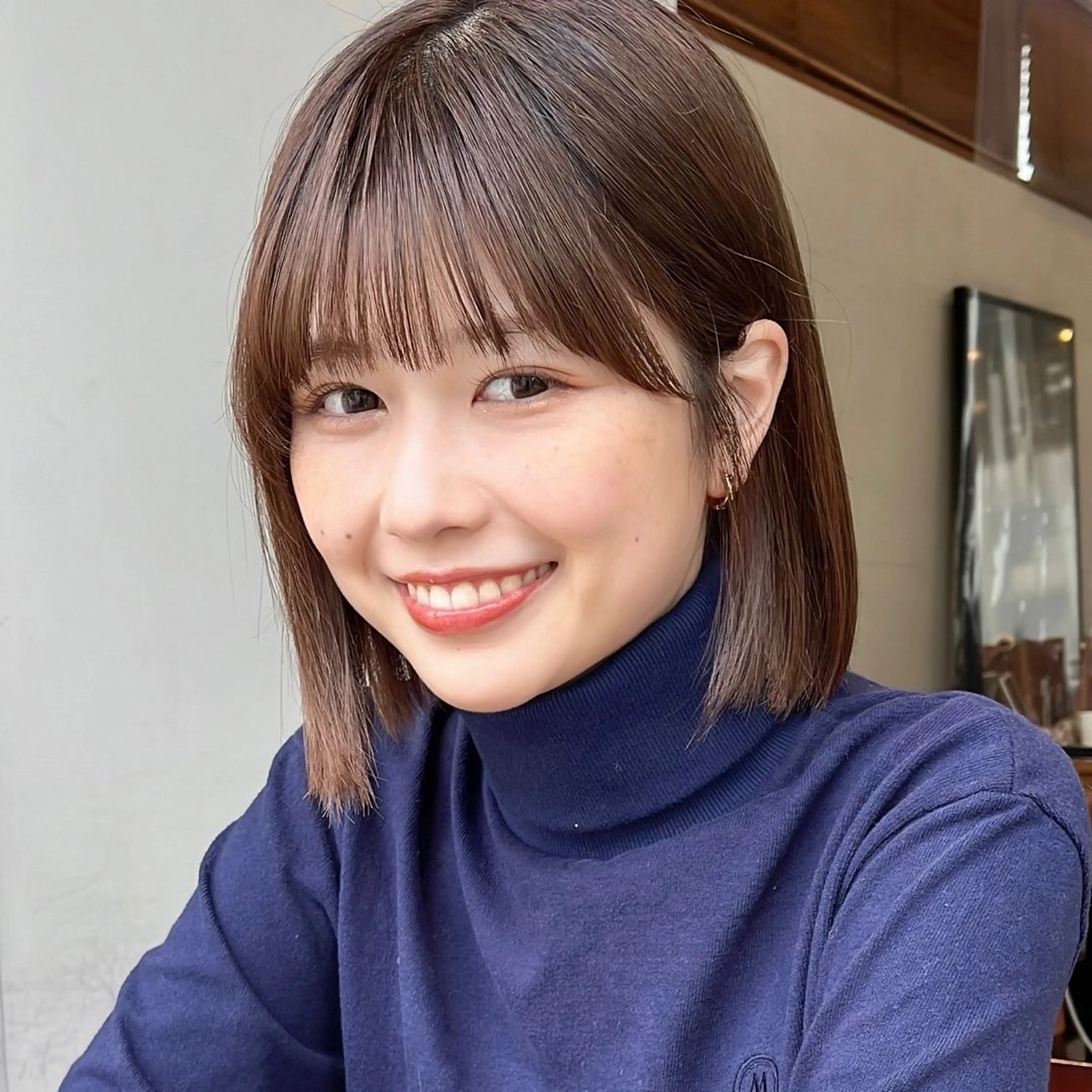 ショート カラー 🌱小顔ヘア/ボブ ミディアム/双葉🌱のヘアスタイル