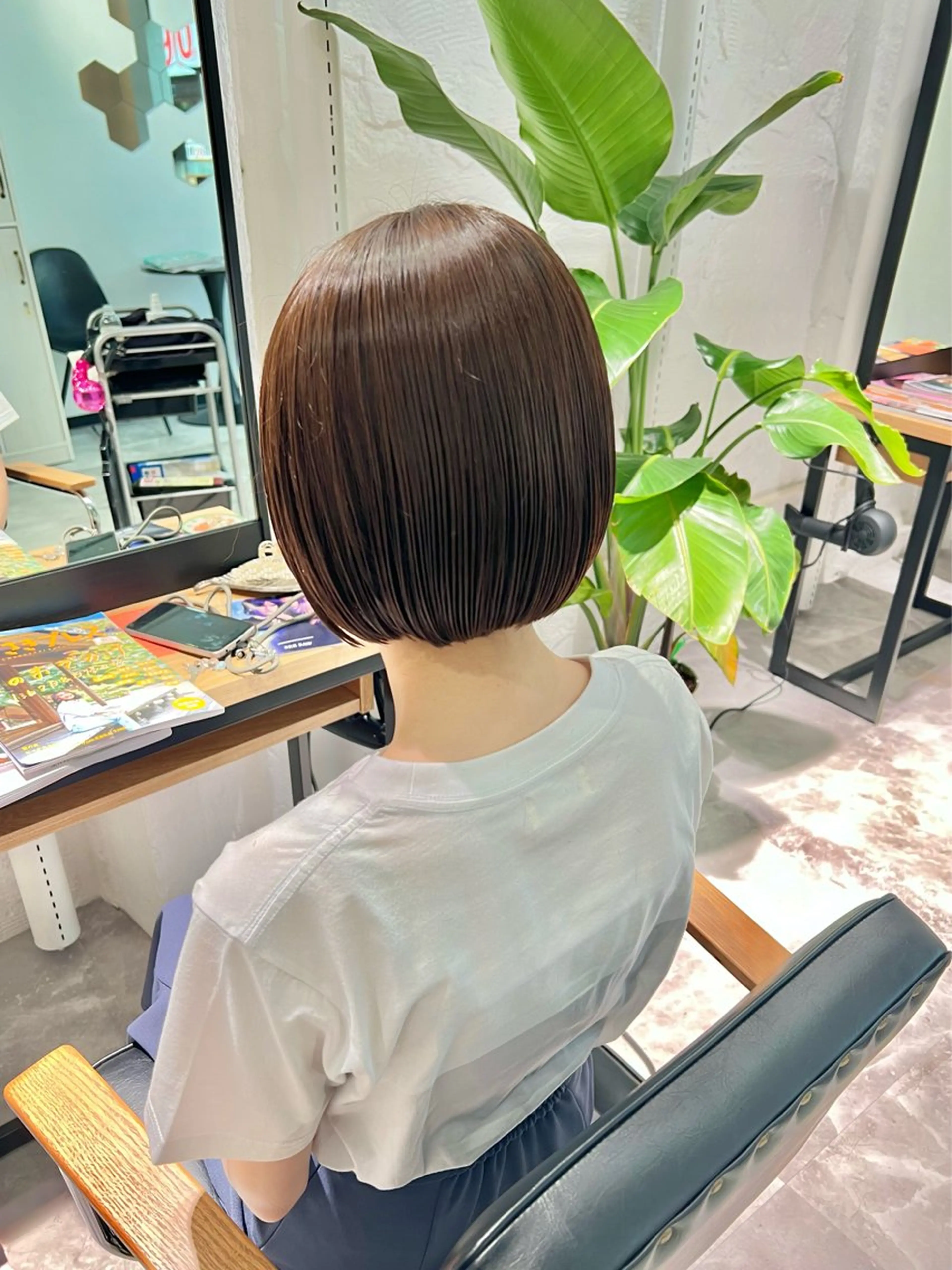 ショート カラー ヘアアレンジ ボブ 「sumi」 AMIのヘアスタイル