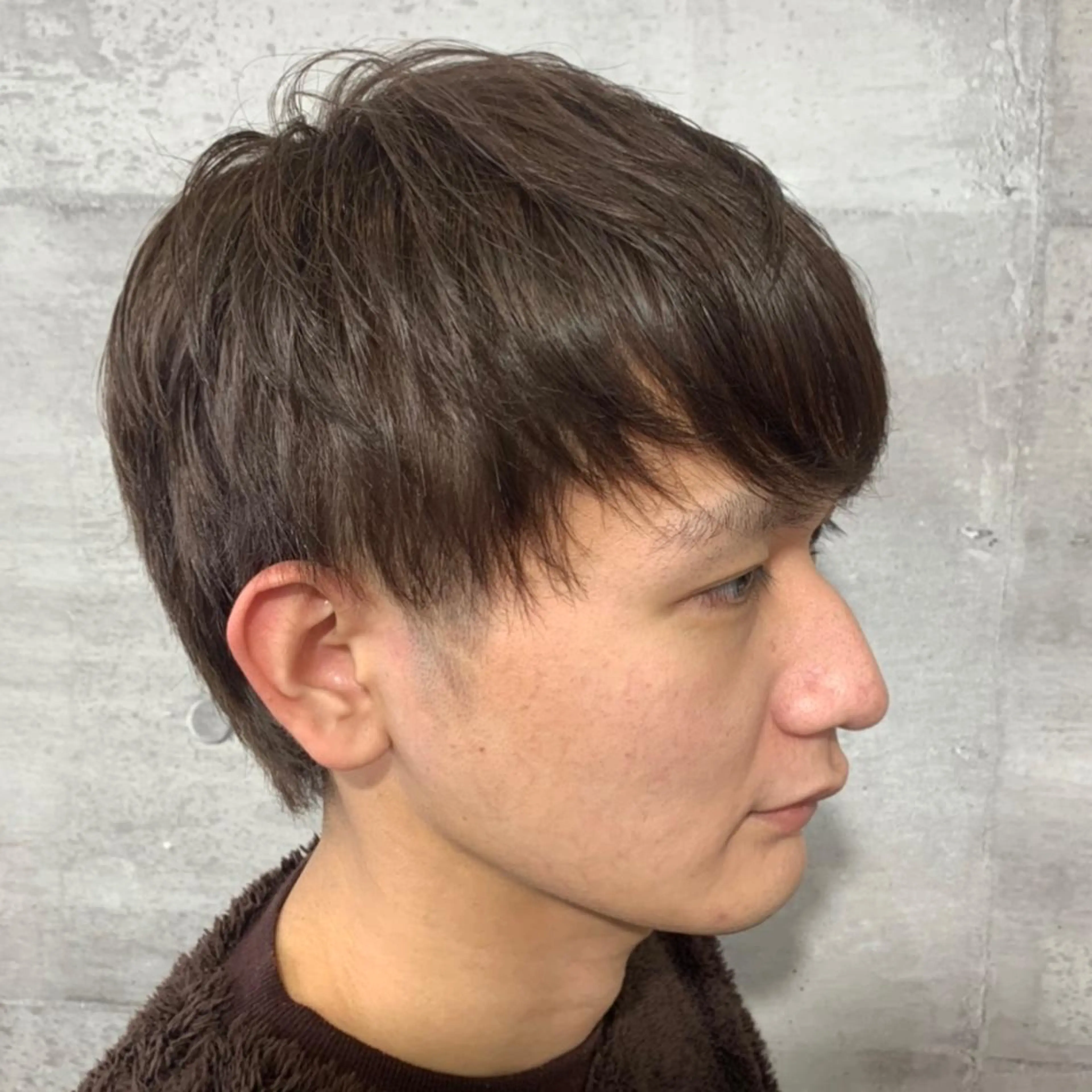 カラー メンズ グレージュ 韓国ヘア /男女☘️ 細江 美紅のヘアスタイル