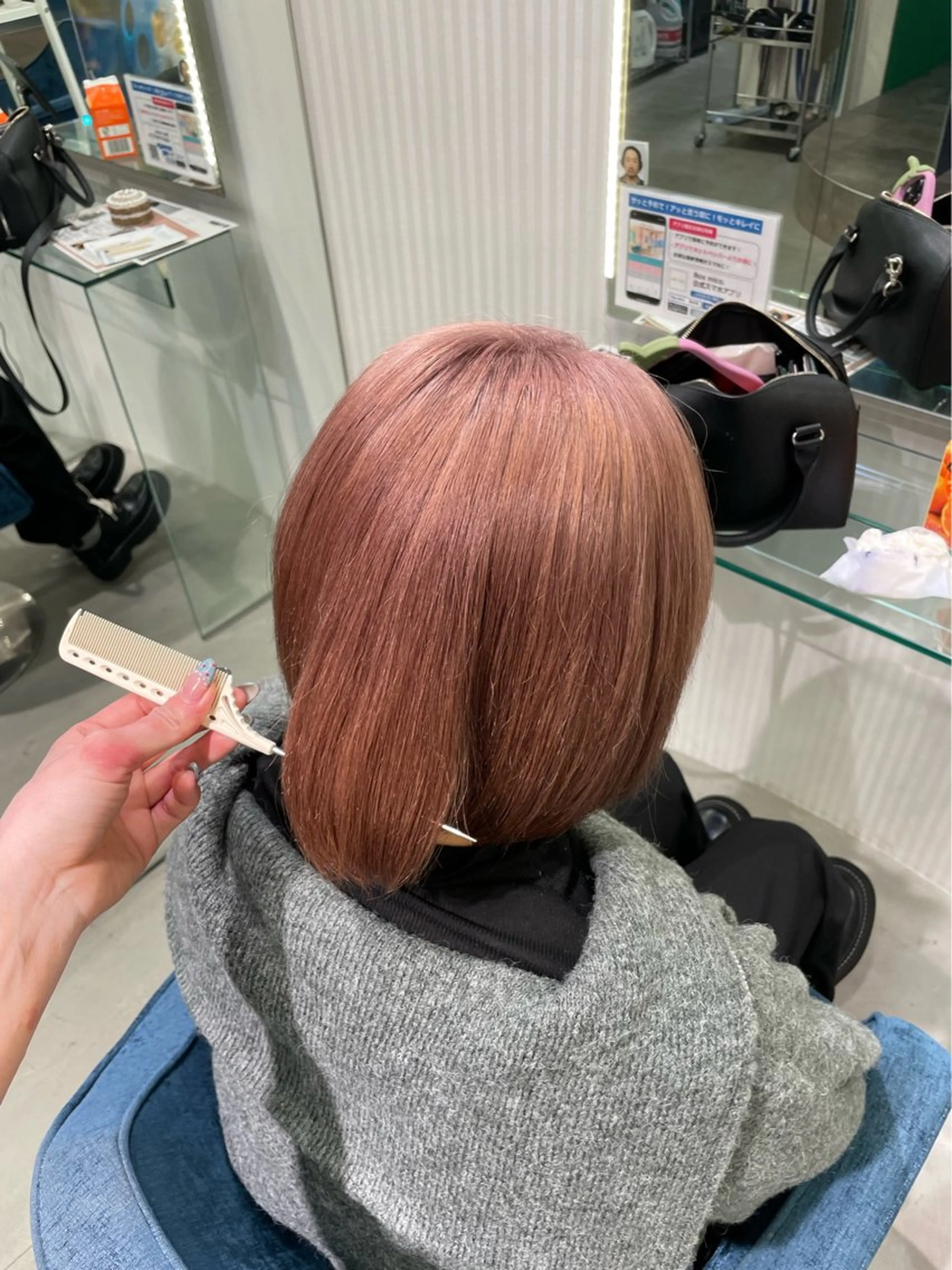 ショート ヘアカラー 安井まゆ _Box mico.のヘアスタイル