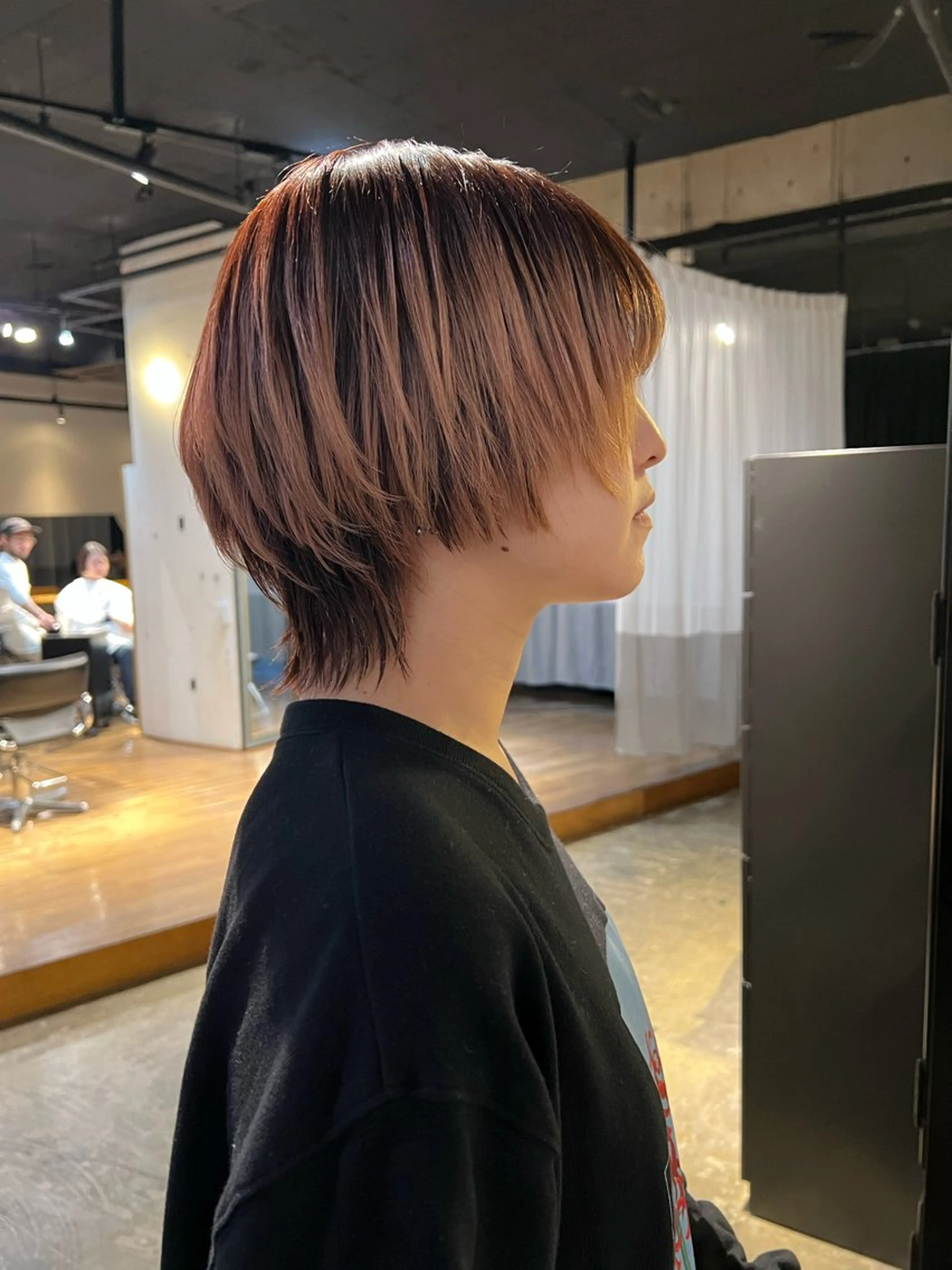 ショート ウルフカット 🌈ケアブリーチ🌈 おぐまなつきのヘアスタイル