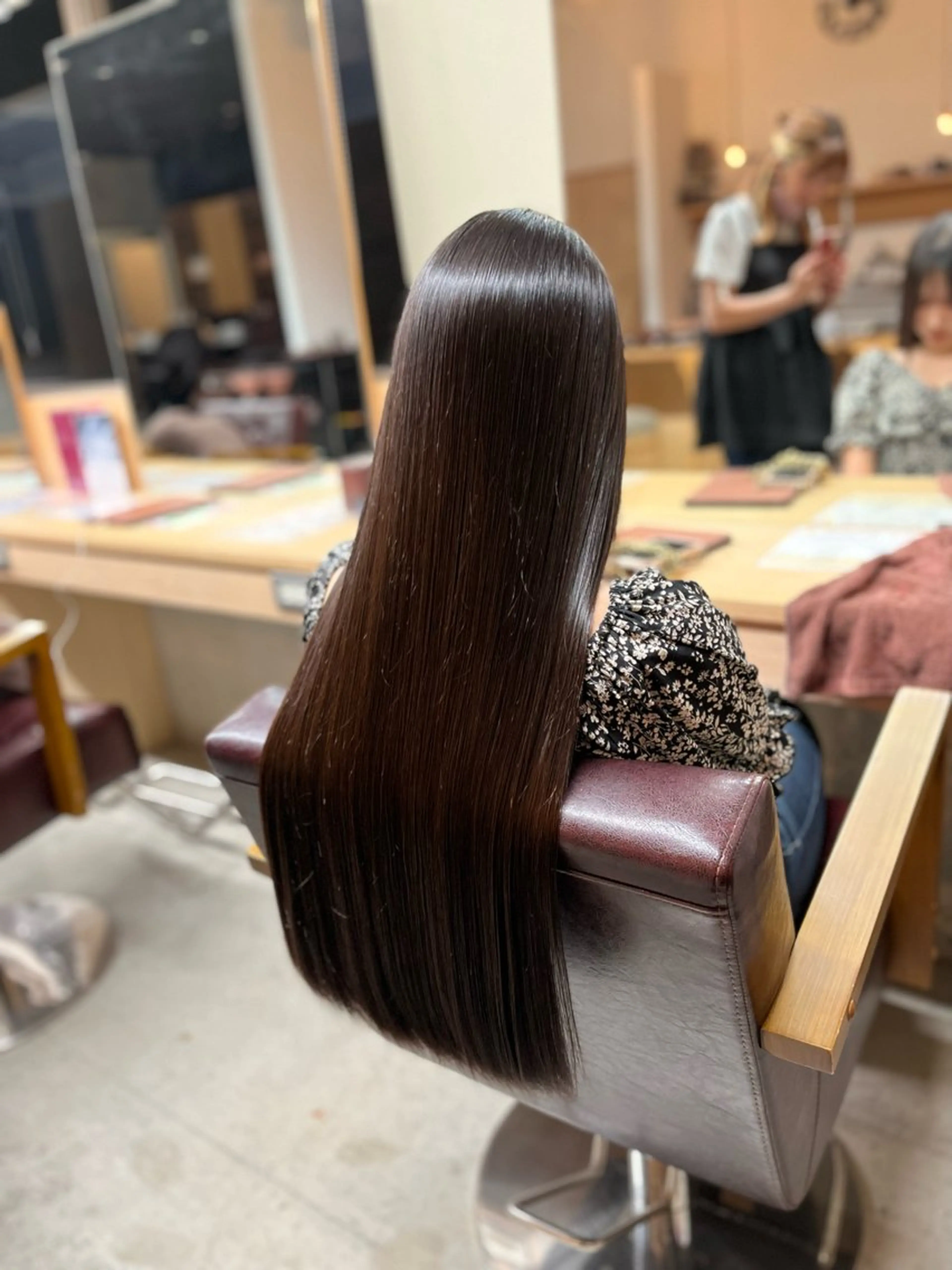 ロング 髪質改善 縮毛矯正 ヘアカラー 髪質改善/艶髪🫧 ｼｽﾞｸ🦥🌿のヘアスタイル